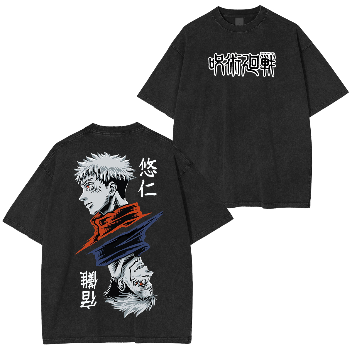 Jujutsu Kaisen Anime Unisex Washed T-Shirt