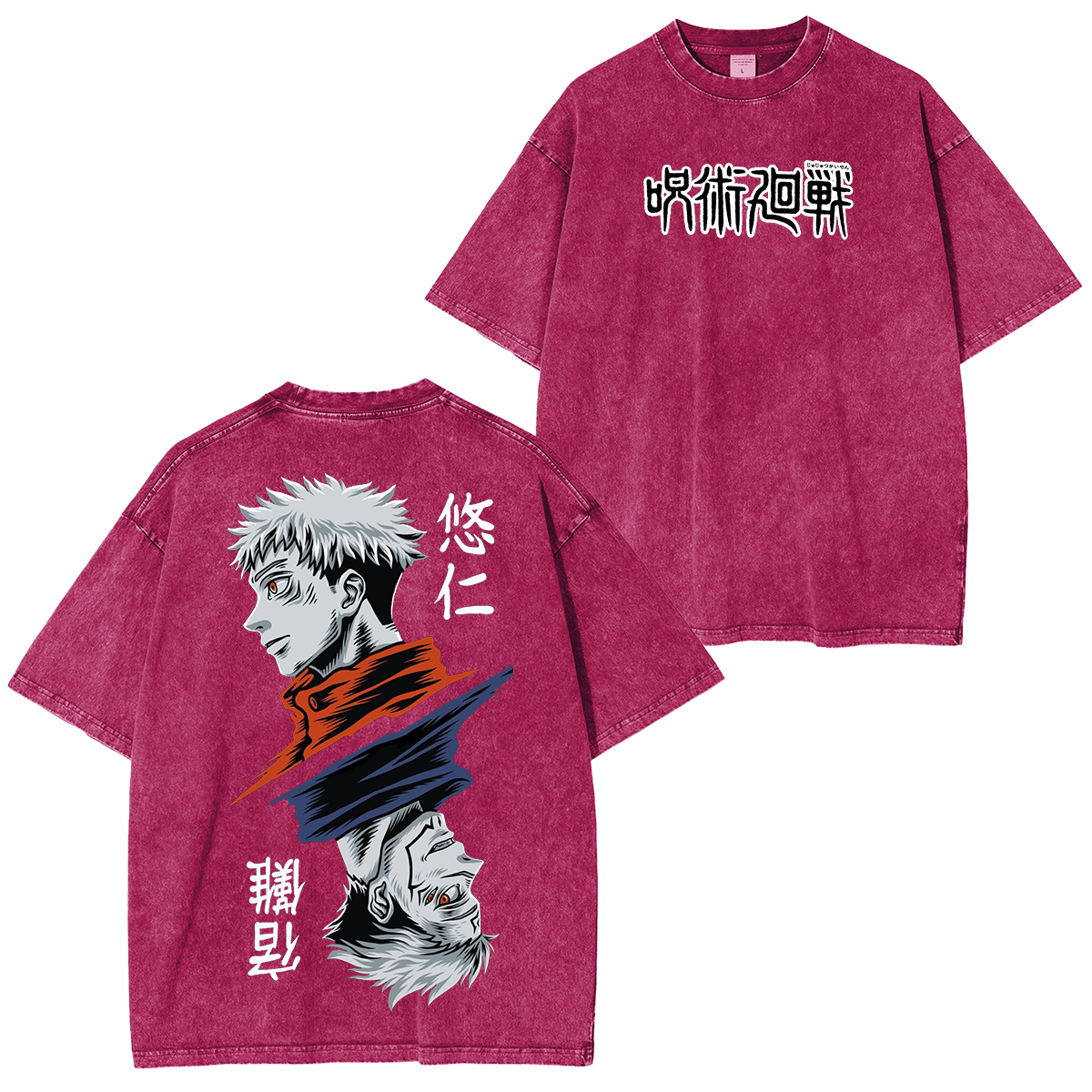 Jujutsu Kaisen Anime Unisex Washed T-Shirt