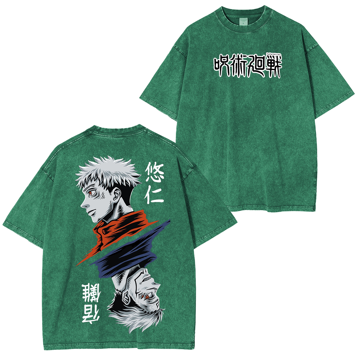 Jujutsu Kaisen Anime Unisex Washed T-Shirt