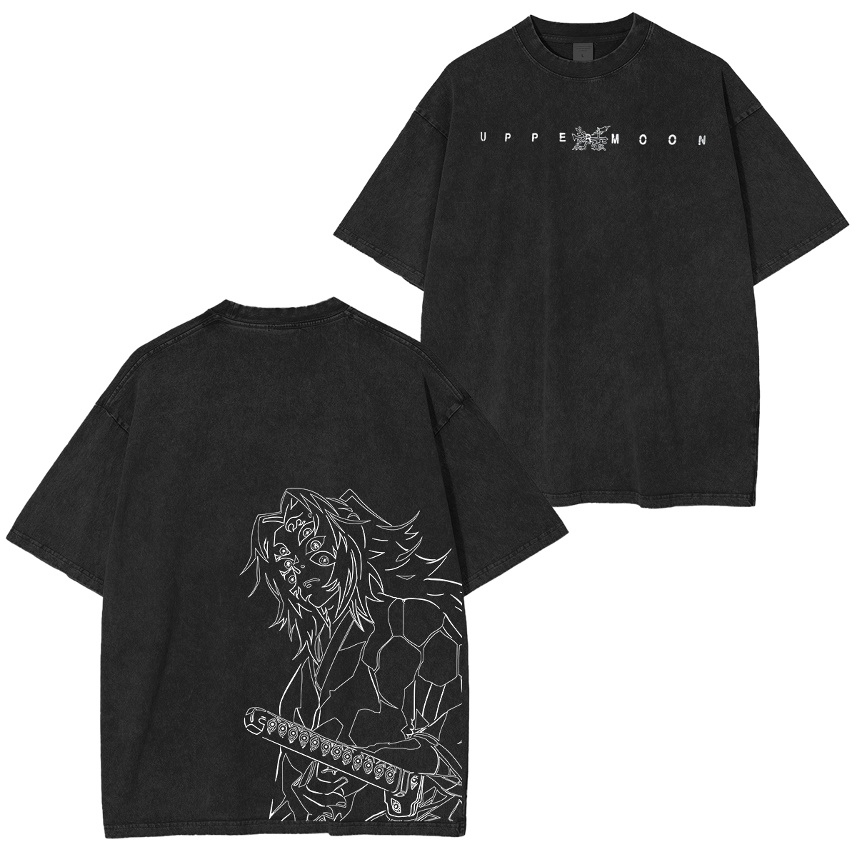 Demon Slayer Anime Unisex Washed T-Shirt