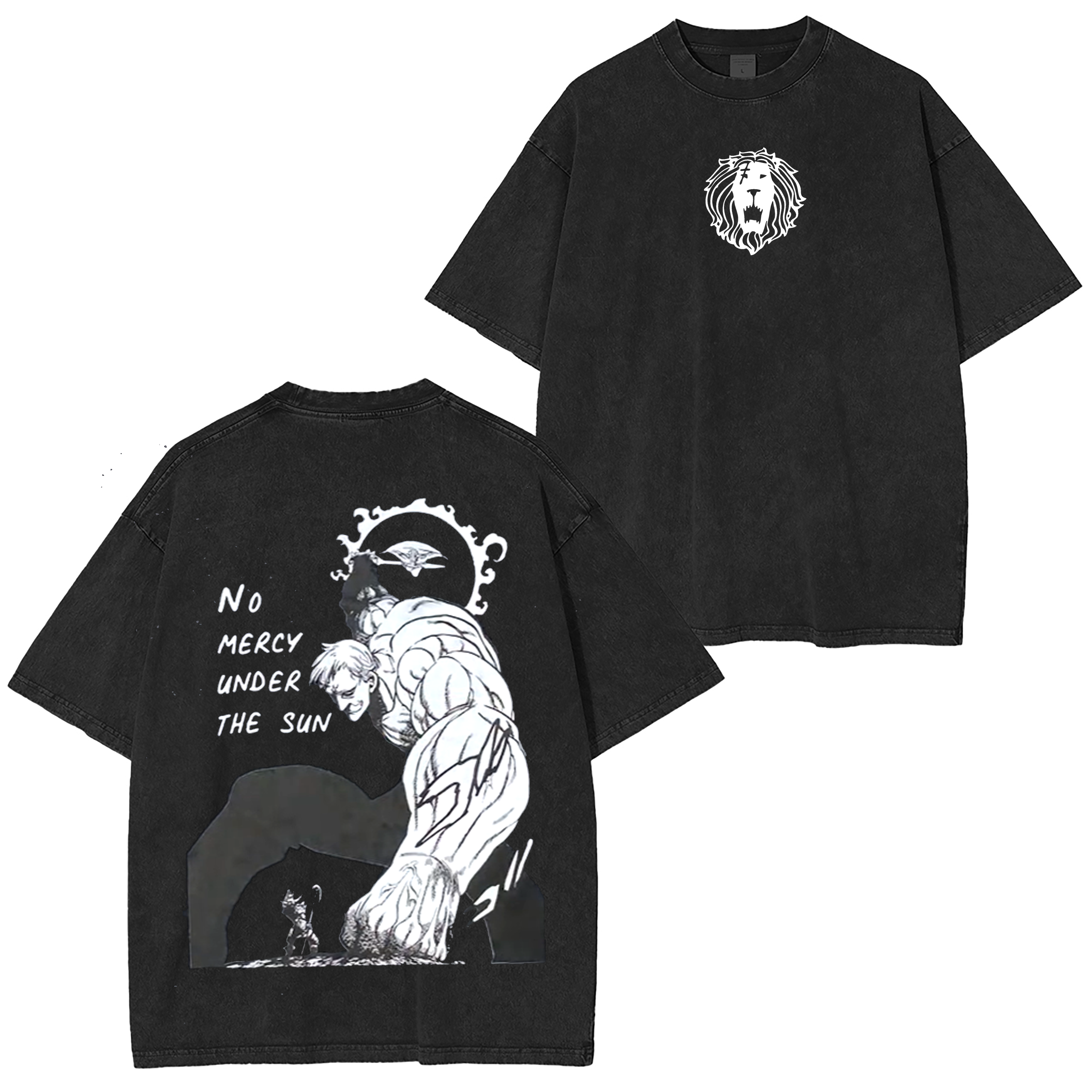 Escanor,The Seven Deadly Sins  Anime Washed T-shirt/Crewneck/Hoodie