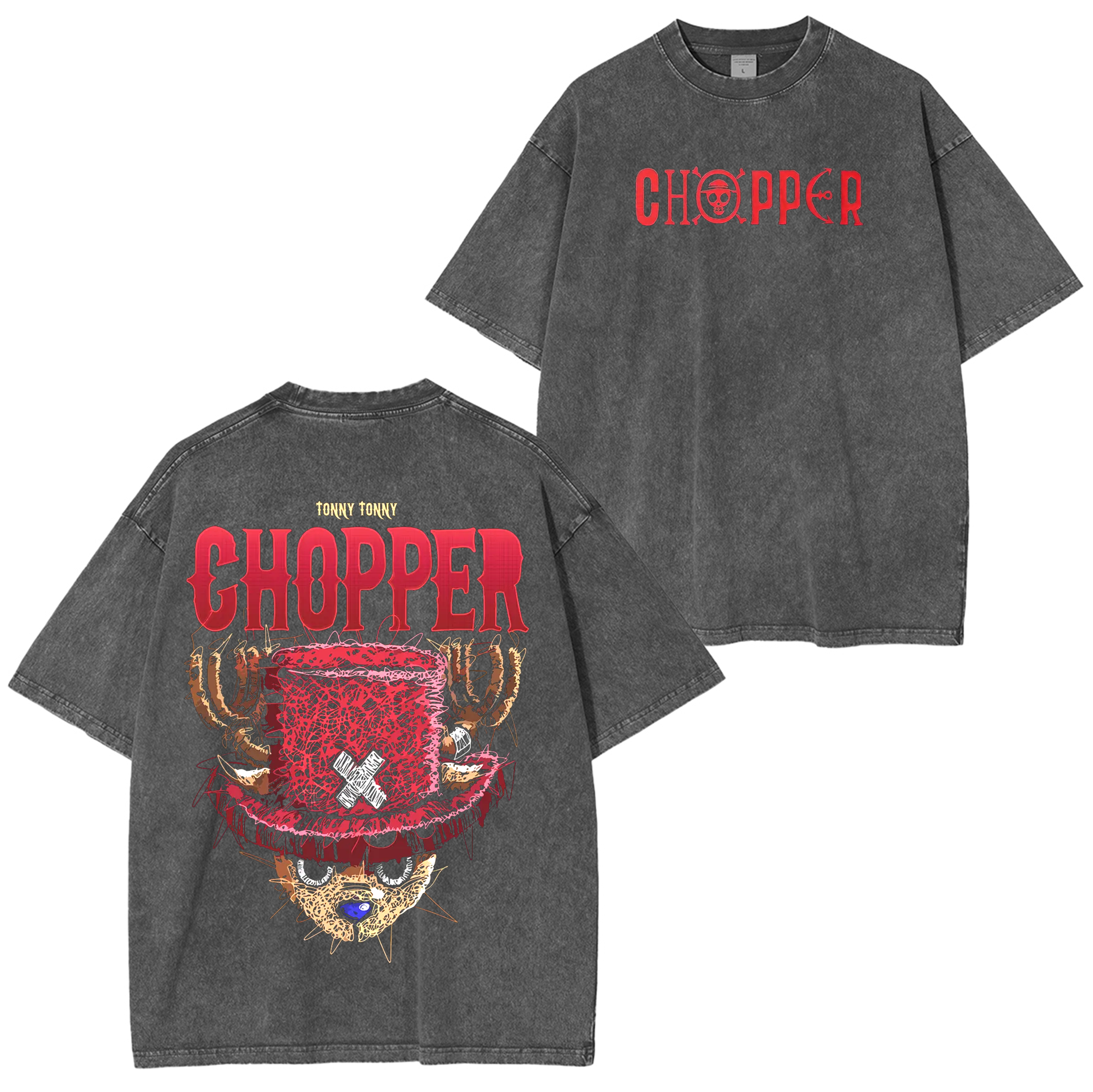 One Piece  Anime Washed T-shirt/Crewneck/Hoodie