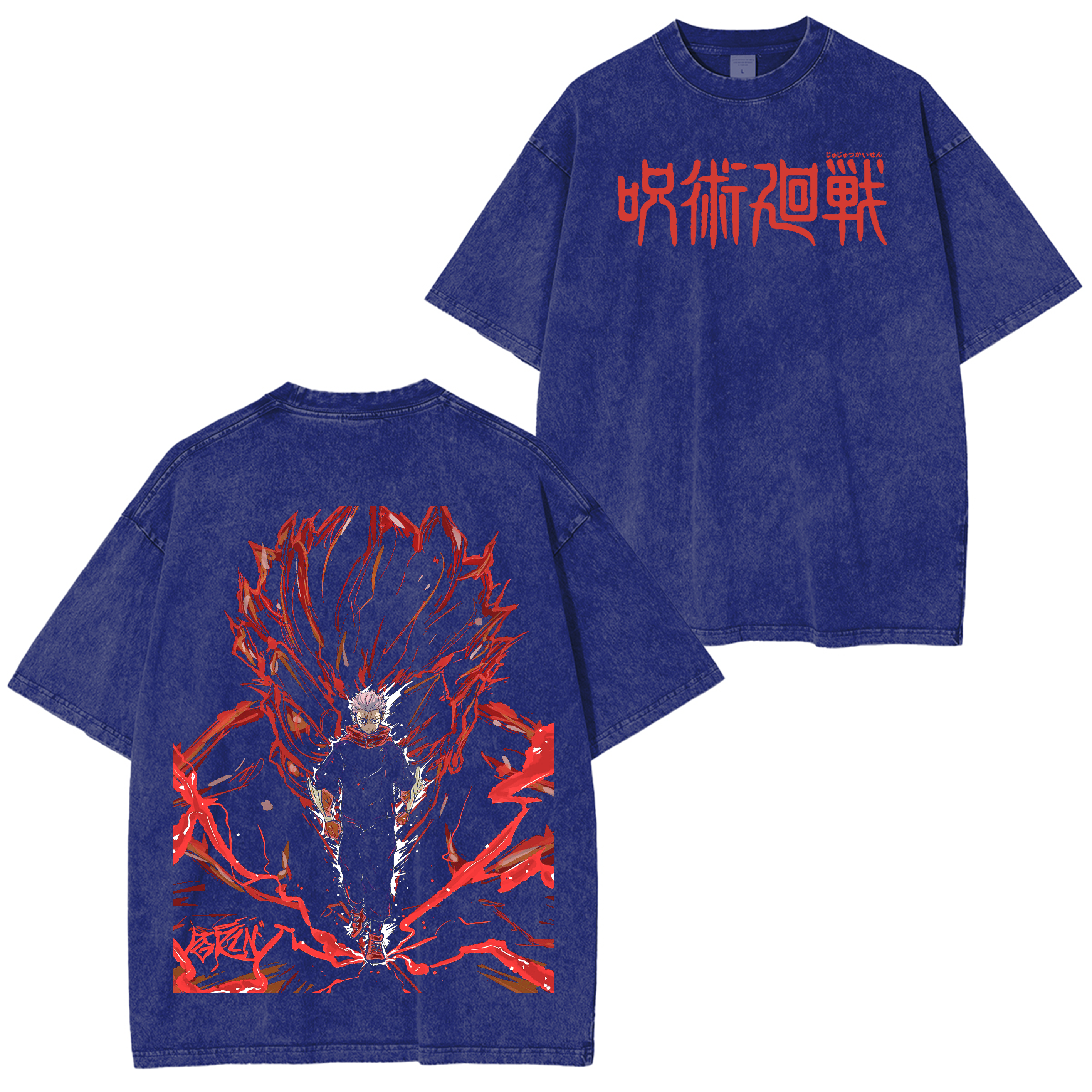 Jujutsu Kaisen Anime Washed T-shirt/Crewneck/Hoodie