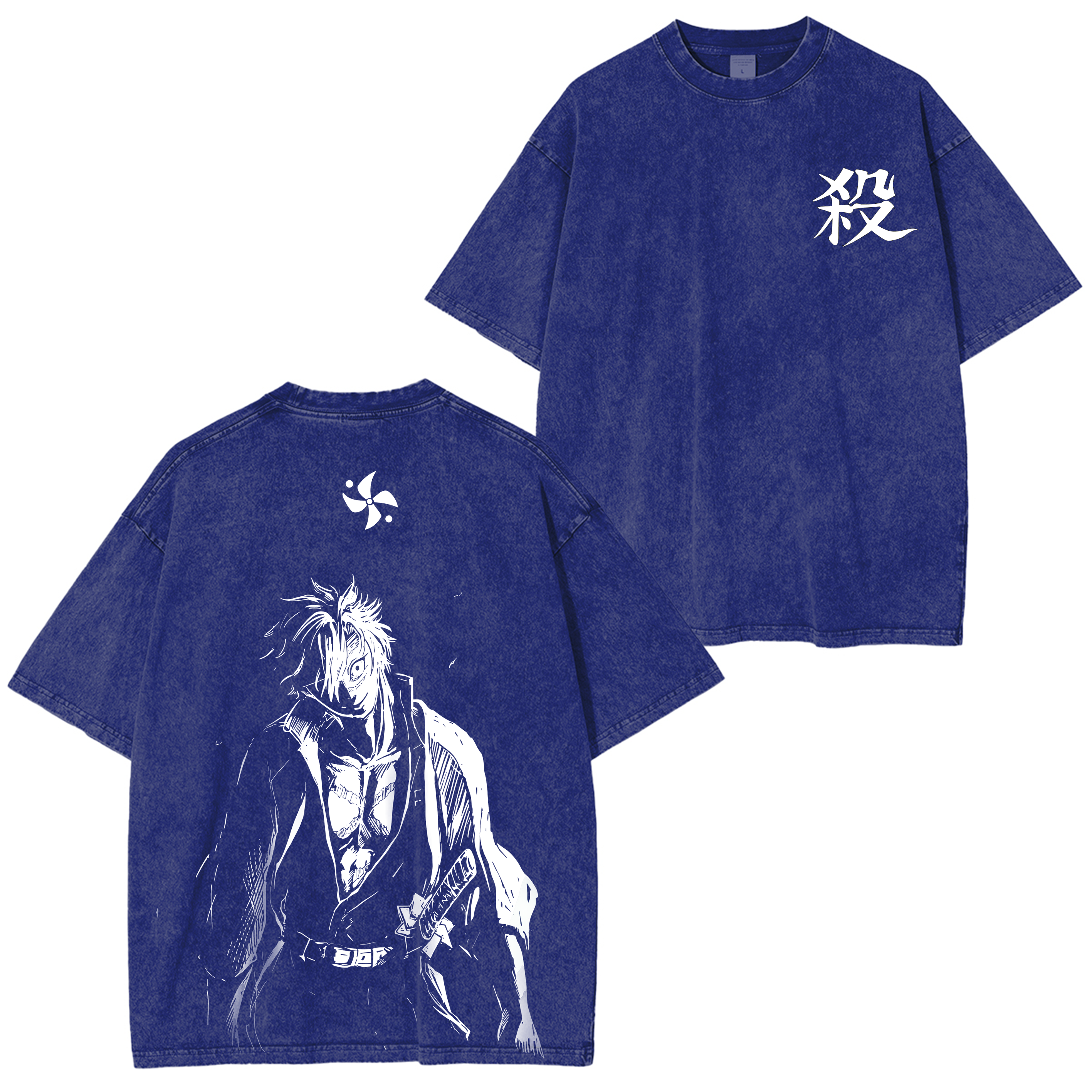 Wind Hashira Sanemi  Anime Washed T-shirt/Crewneck/Hoodie