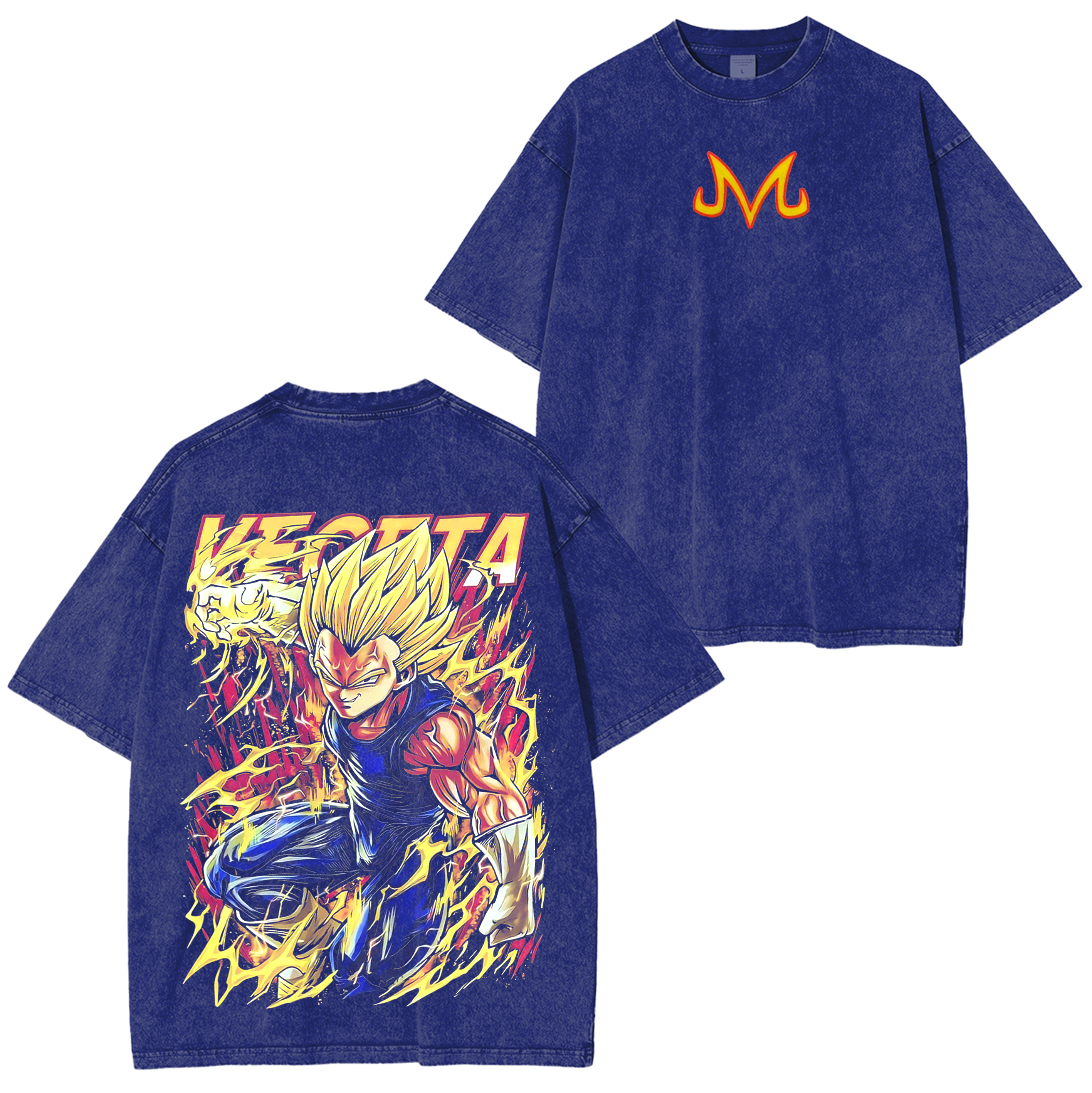 Vegeta,Dragon Ball Anime Washed T-shirt/Crewneck/Hoodie