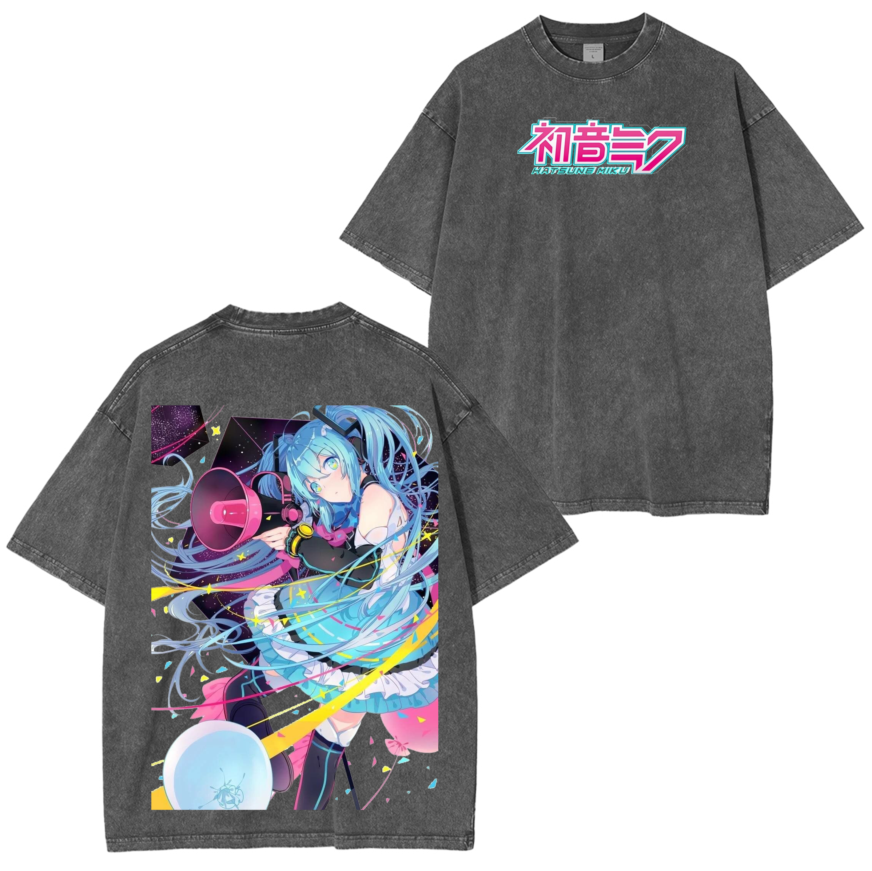 Hatsune Miku Washed T-shirt/Crewneck/Hoodie