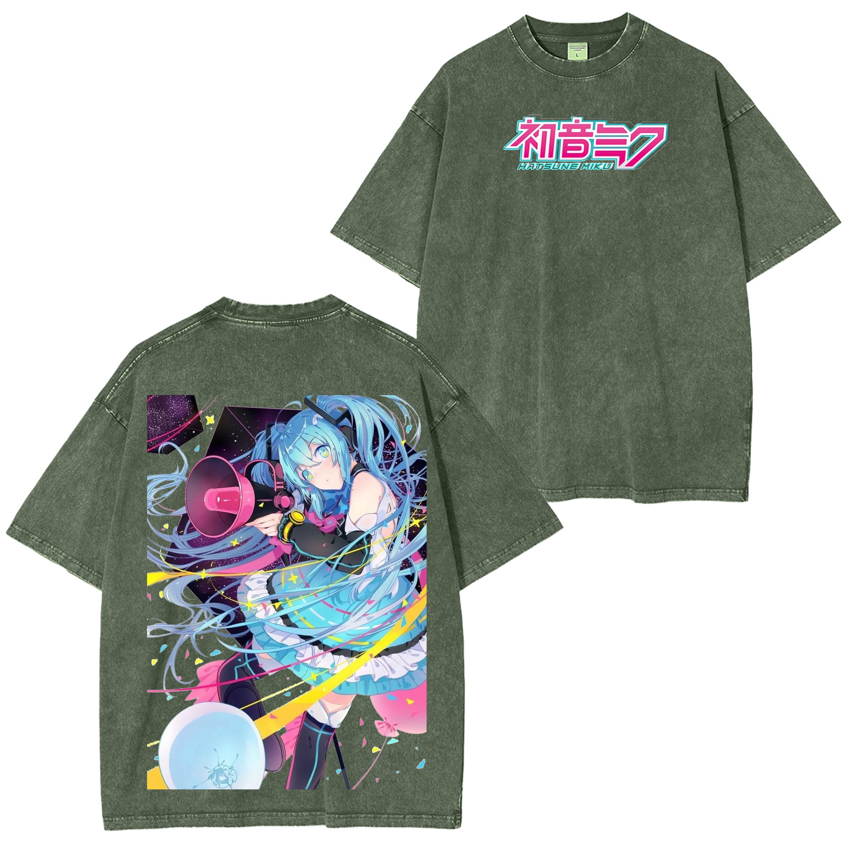 Hatsune Miku Washed T-shirt/Crewneck/Hoodie