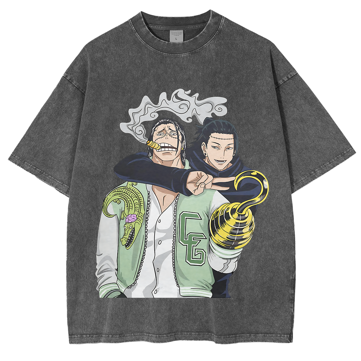 Jujutsu Kaisen Anime Unisex Washed T-Shirt