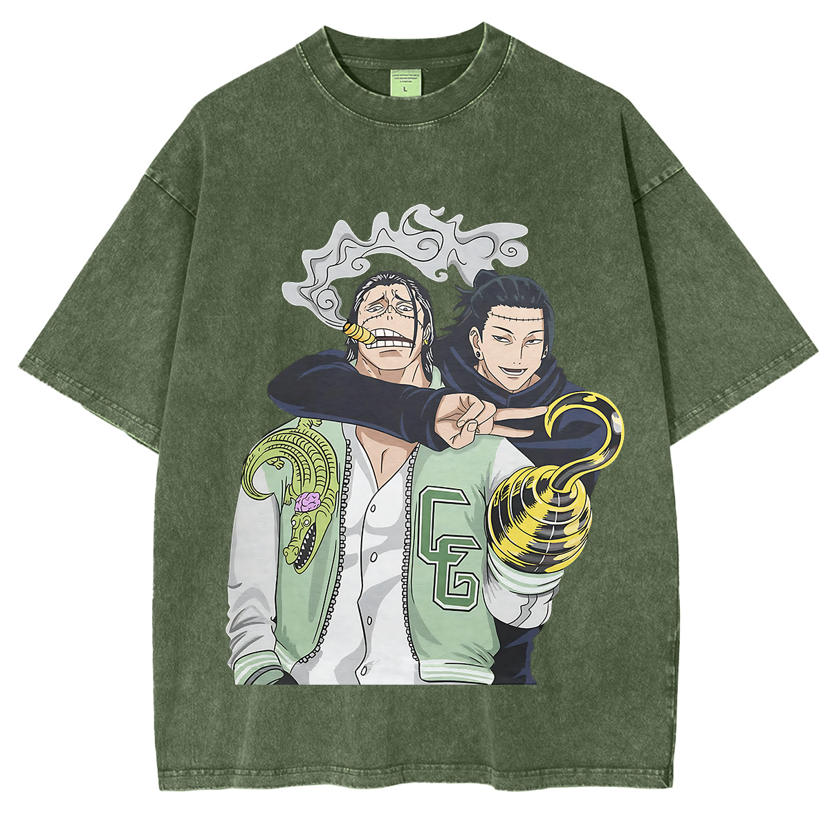 Jujutsu Kaisen Anime Unisex Washed T-Shirt