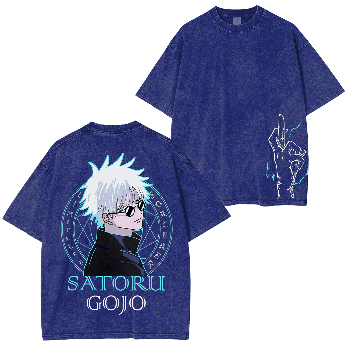 Satoru Gojo,Jujutsu Kaisen Anime Unisex Washed T-Shirt