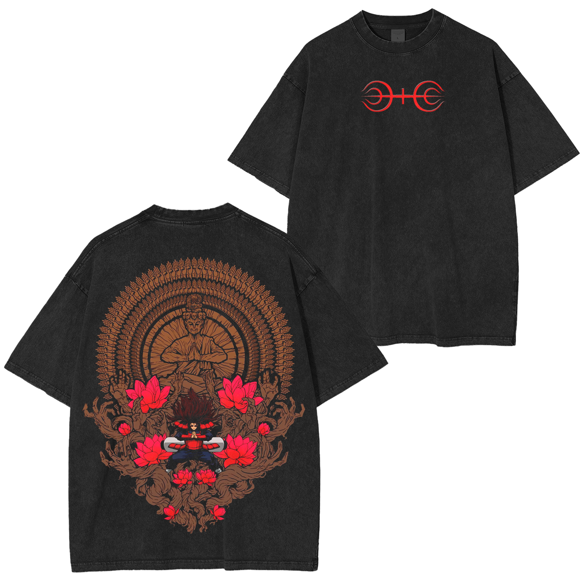 Hashirama Senju,Naruto Anime  Unisex Washed T-Shirt