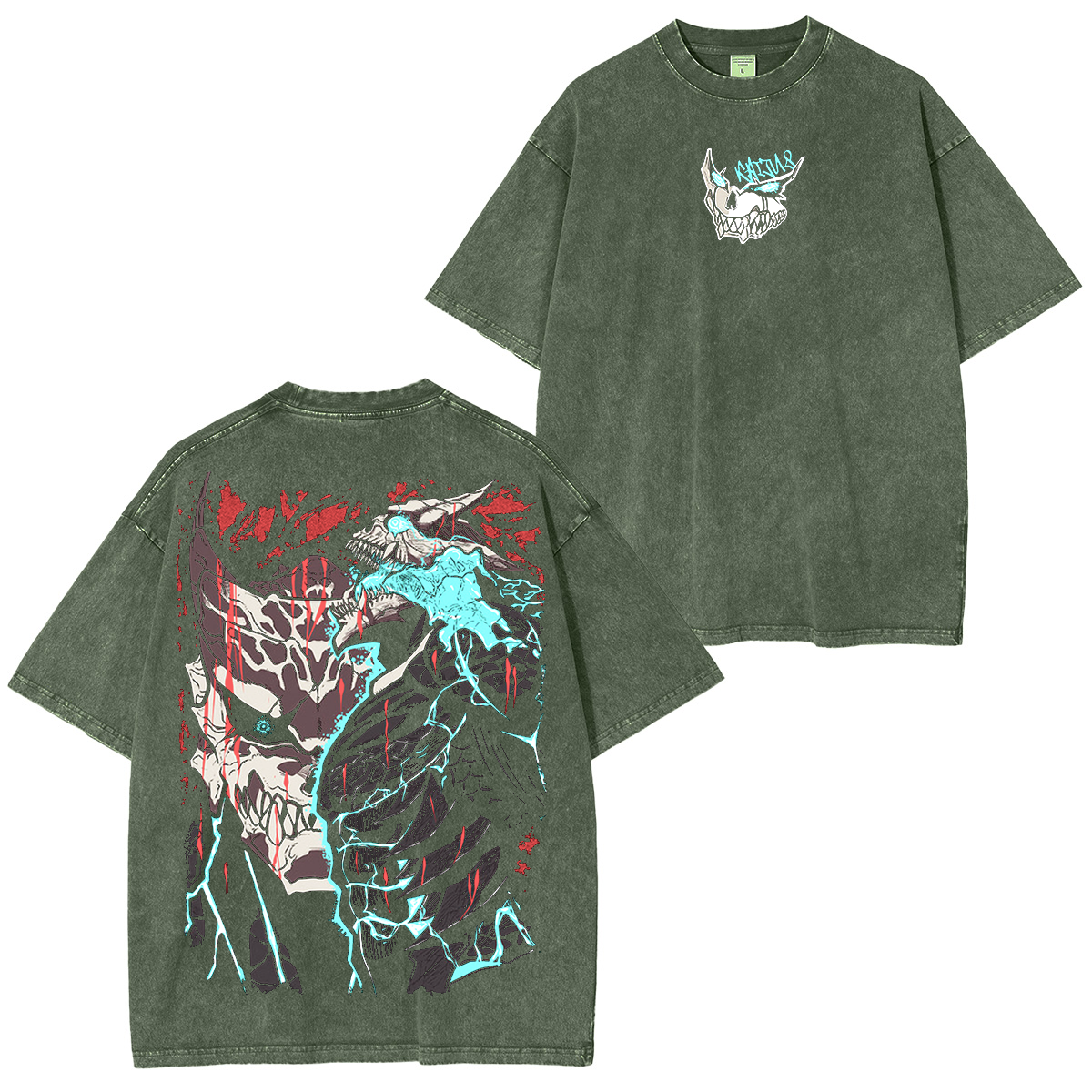 Kaiju No. 8 Anime Unisex Washed T-Shirt