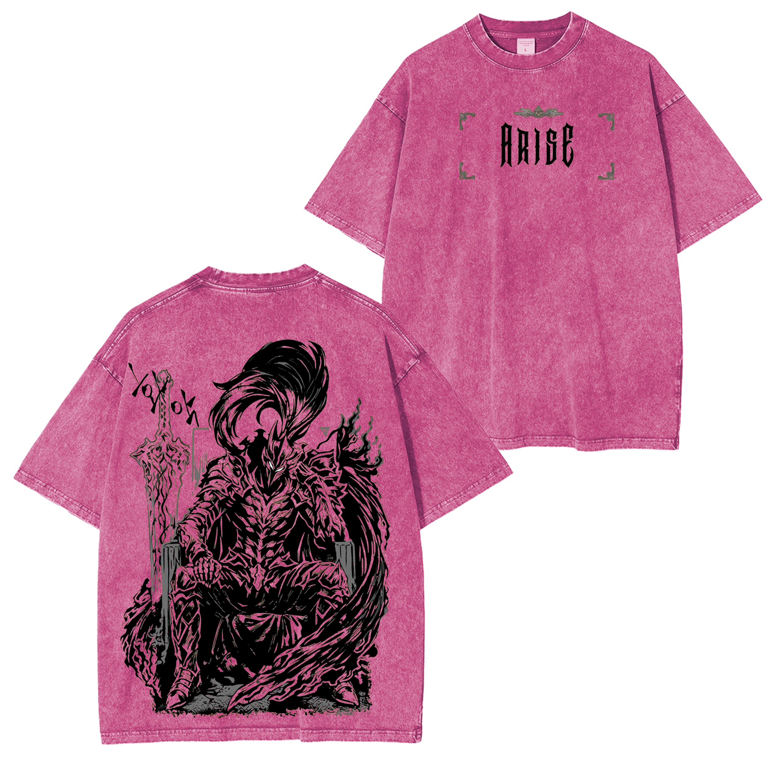 Igris, Solo Leveling Anime Washed T-shirt/Crewneck/Hoodie