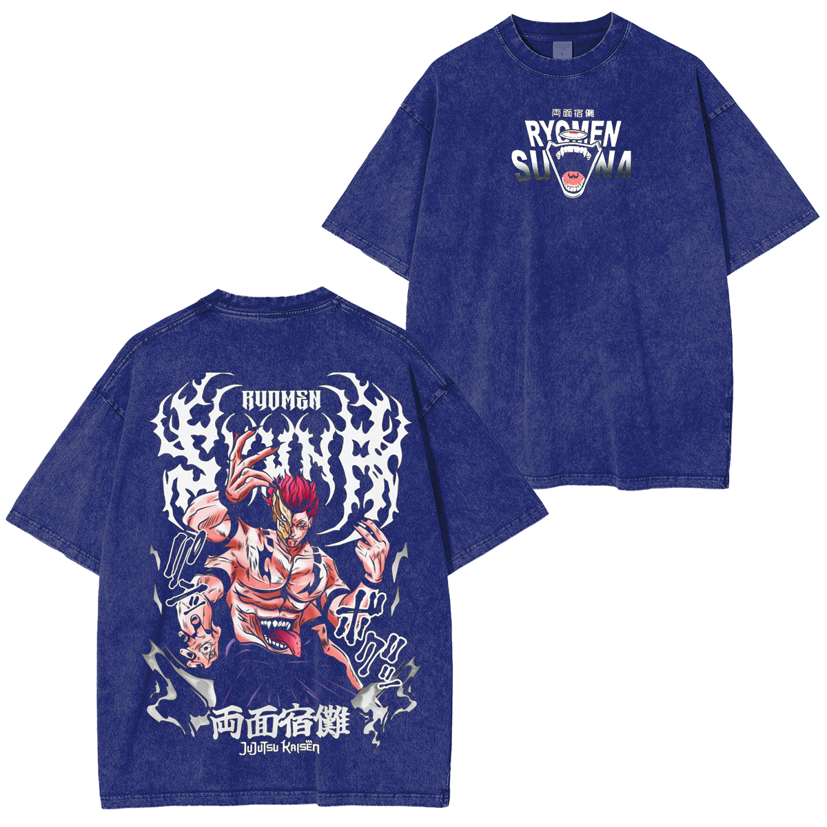 Ryomen Sukuna,Jujutsu Kaisen Anime Washed T-shirt/Crewneck/Hoodie