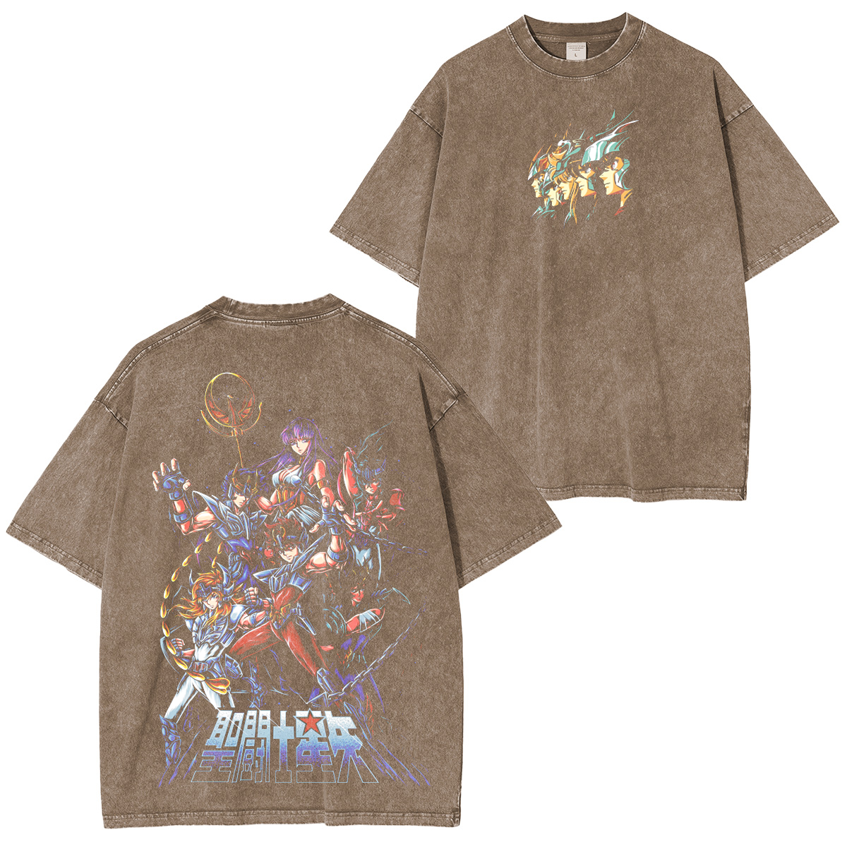 Saint Seiya Athena Knights of Zodiac Anime Washed T-shirt/Crewneck/Hoodie
