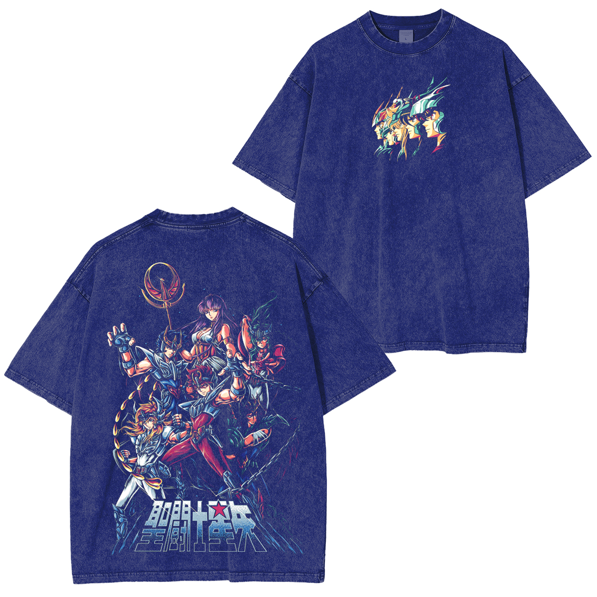 Saint Seiya Athena Knights of Zodiac Anime Washed T-shirt/Crewneck/Hoodie