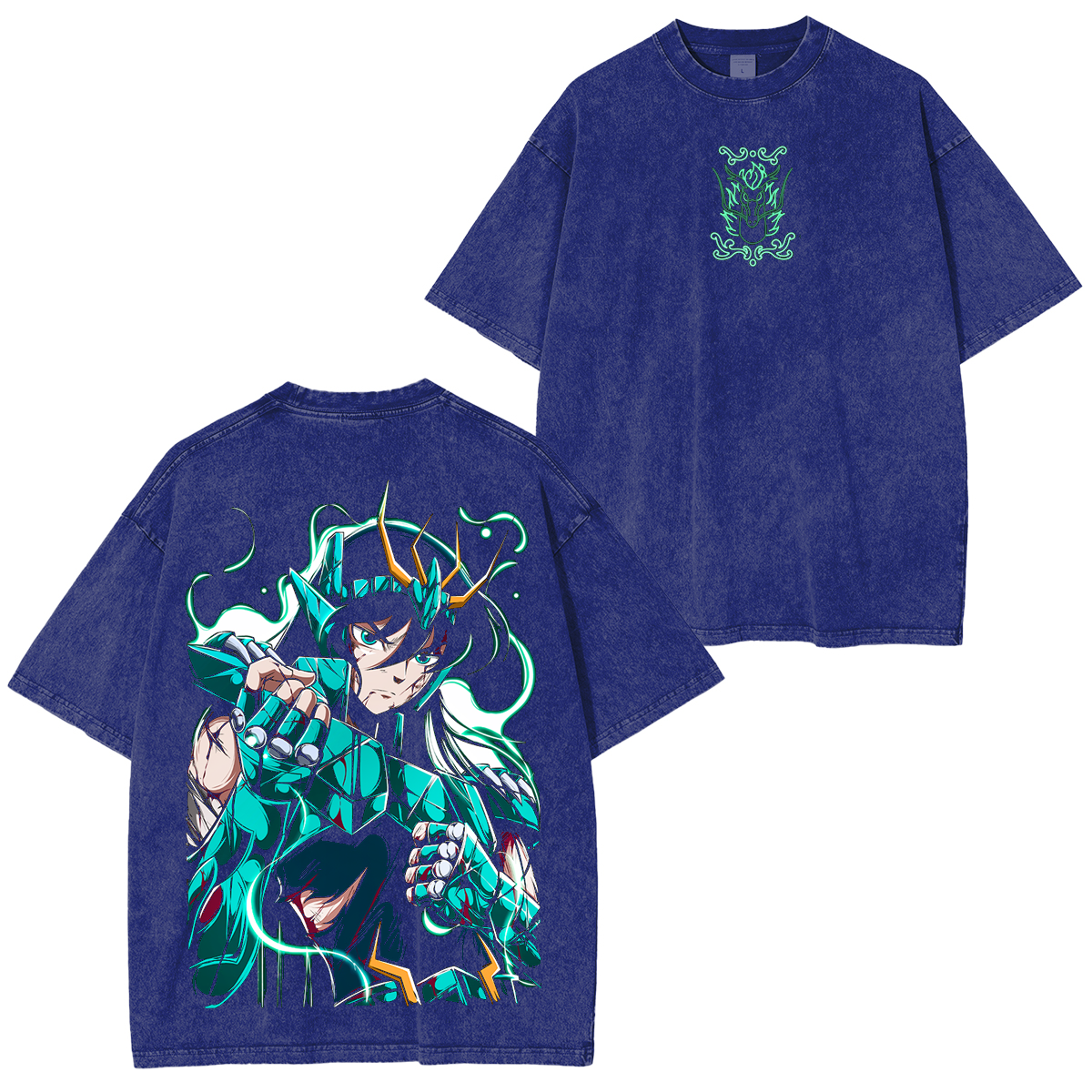 Shiryu Dragon, Saint Seiya Anime Washed T-shirt/Crewneck/Hoodie