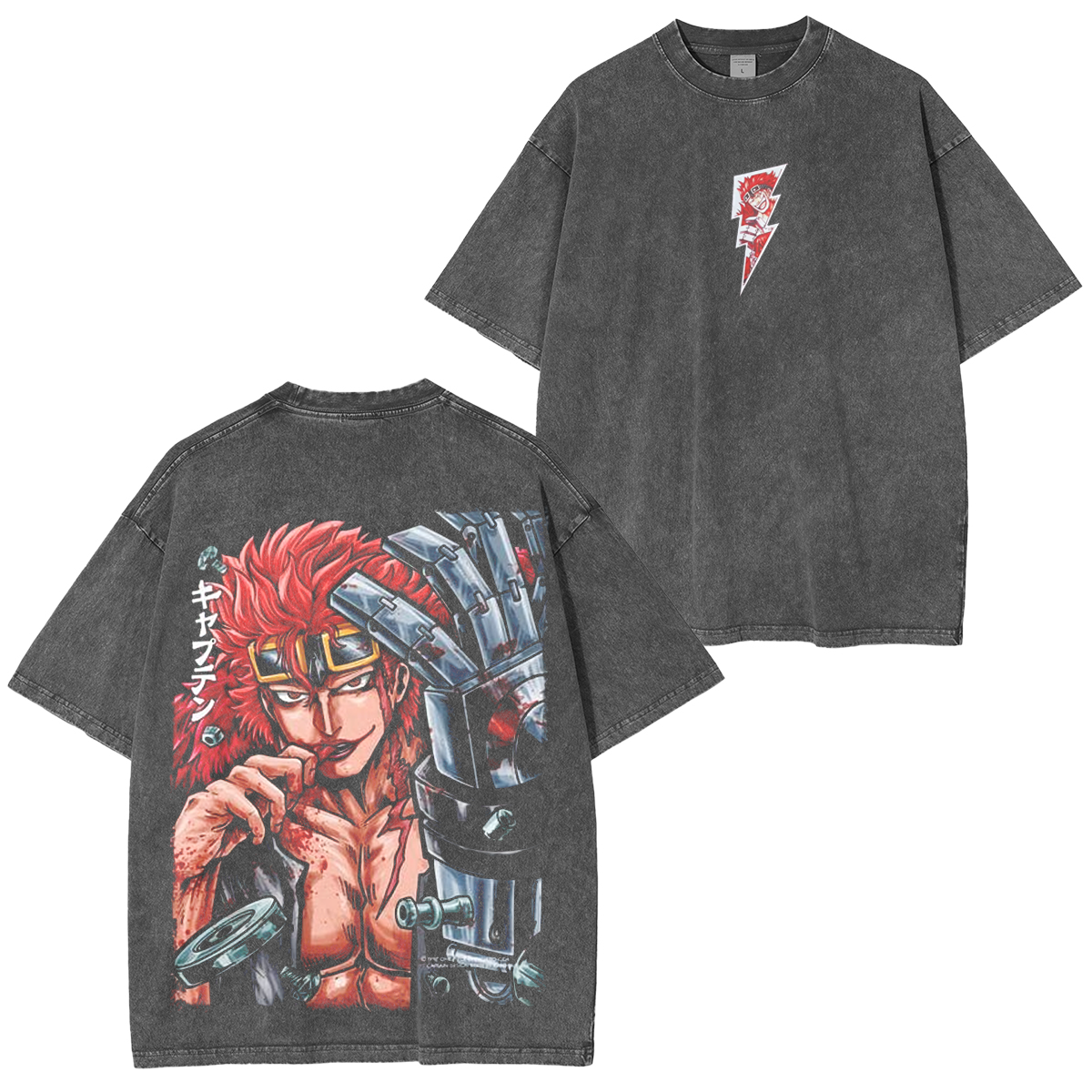 Katchmenaw Eustaass Kid One Piece Anime Washed T-shirt/Crewneck/Hoodie
