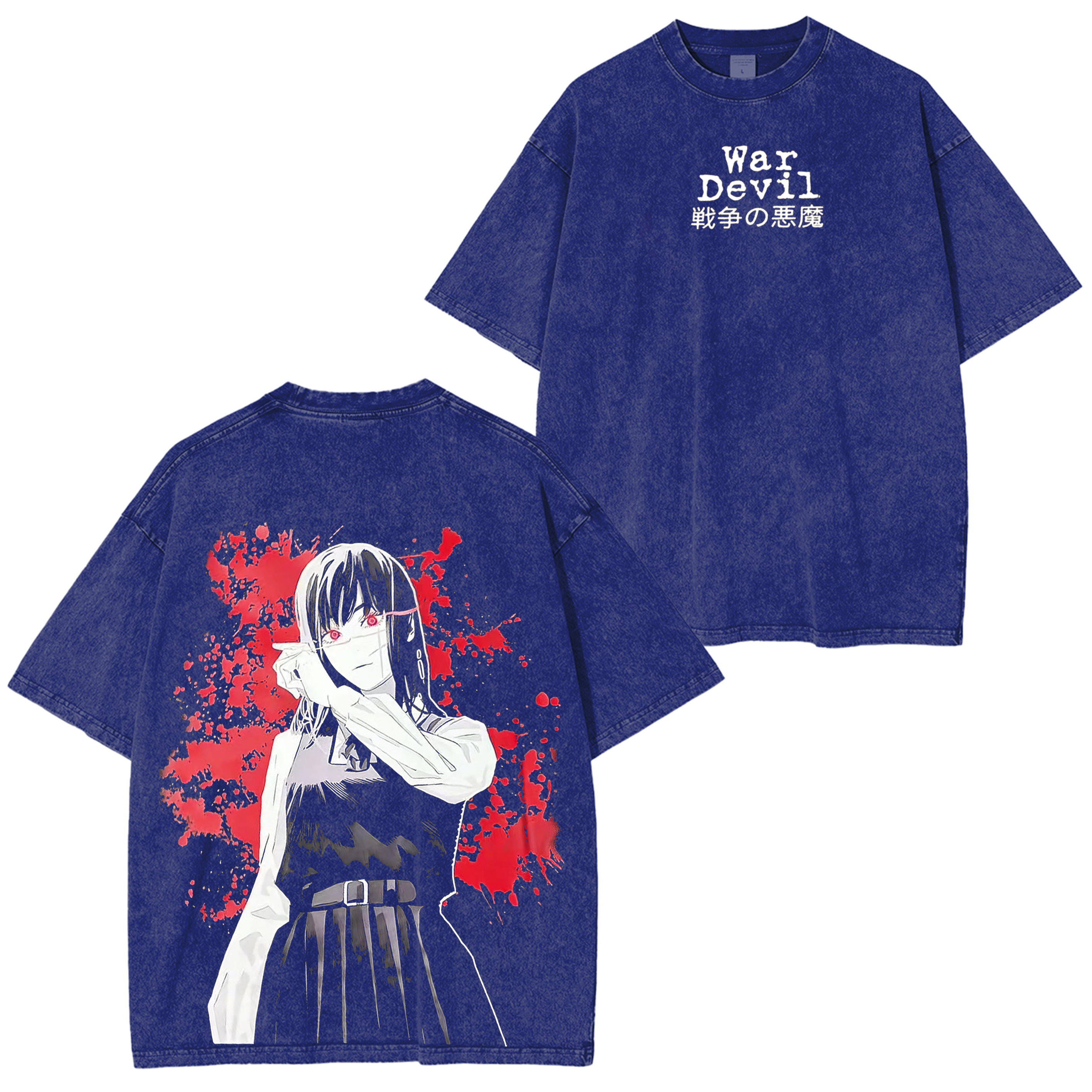 Chainsaw Man Washed T-shirt/Crewneck/Hoodie
