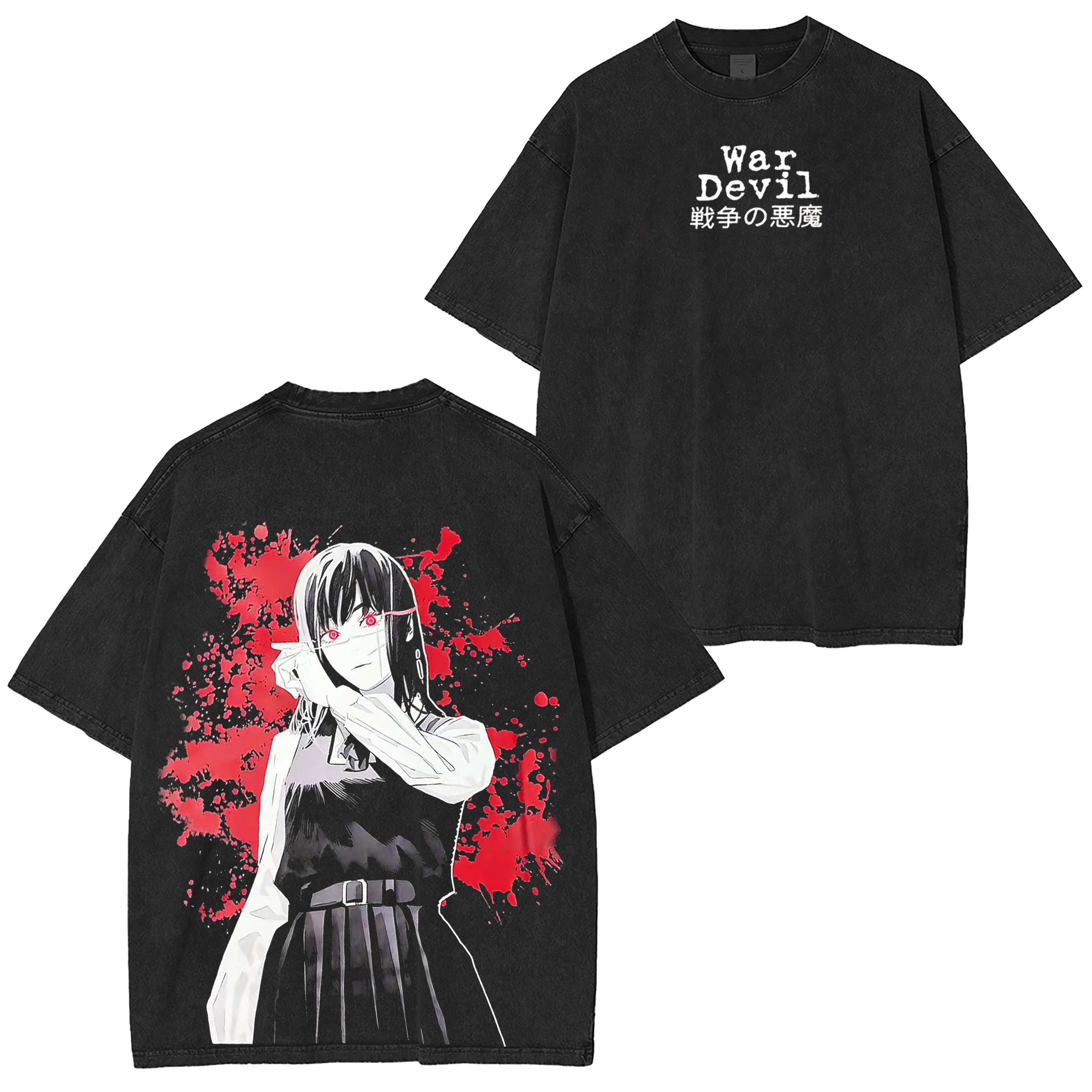 Chainsaw Man Washed T-shirt/Crewneck/Hoodie