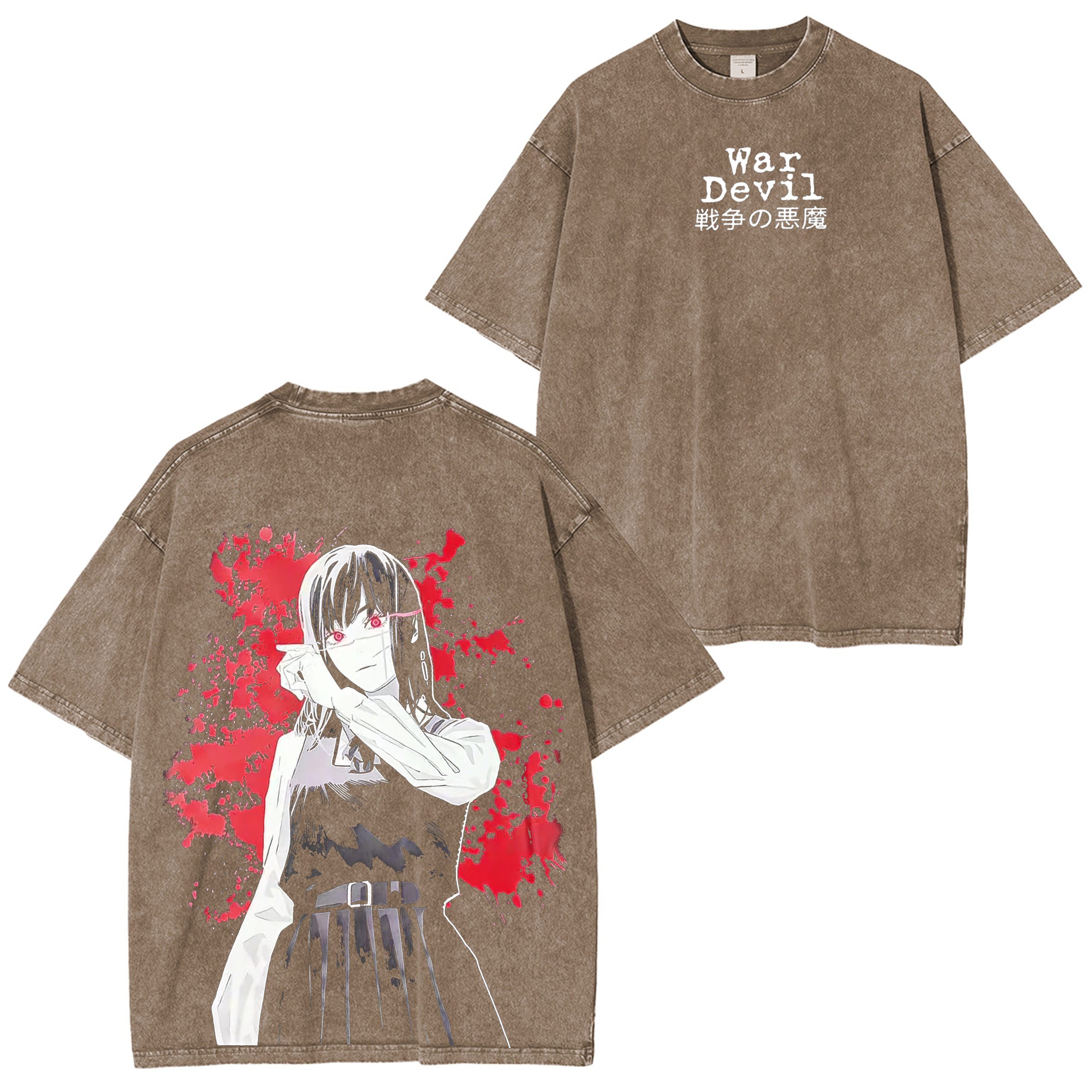 Chainsaw Man Washed T-shirt/Crewneck/Hoodie