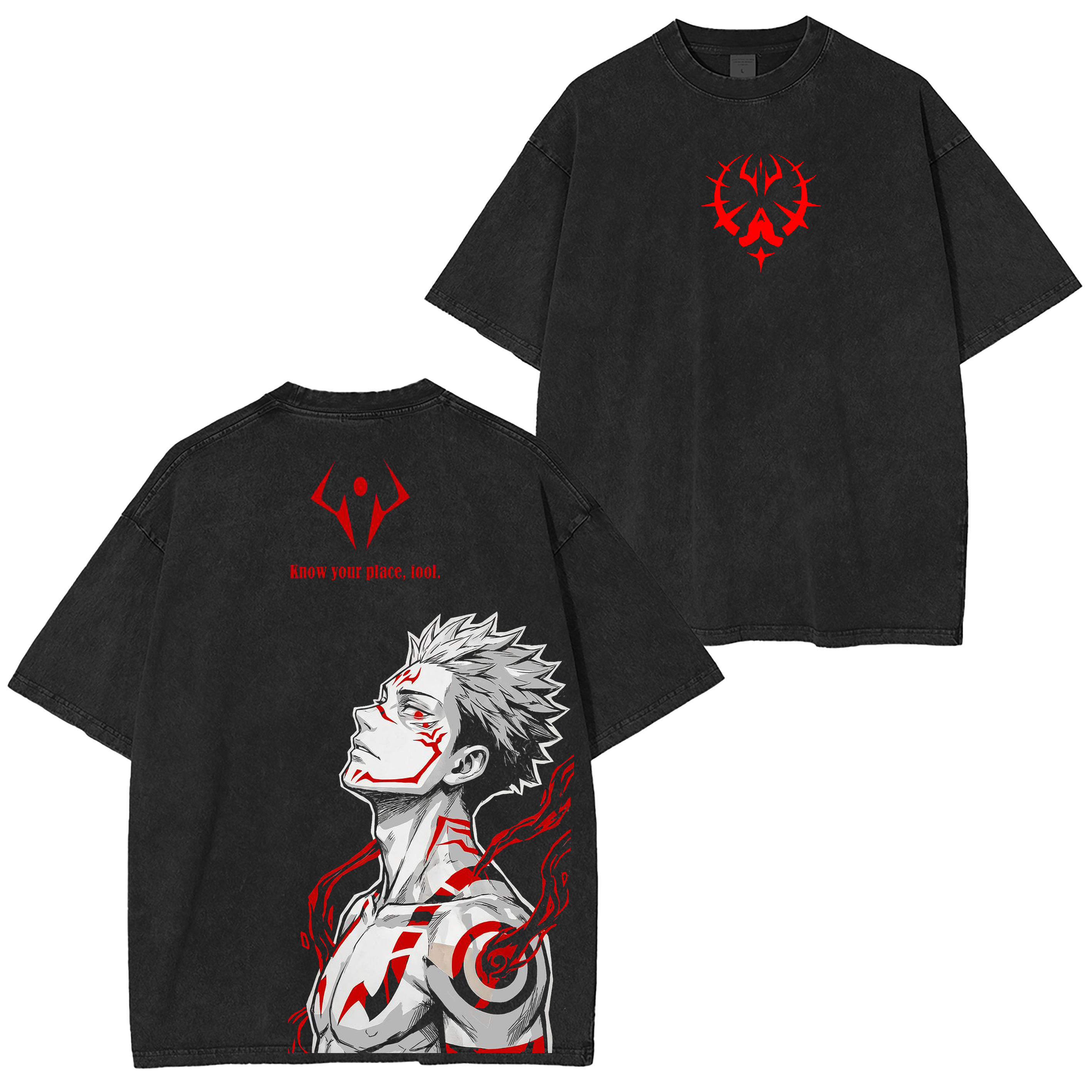 Jujutsu Kaisen Anime Washed T-shirt/Crewneck/Hoodie