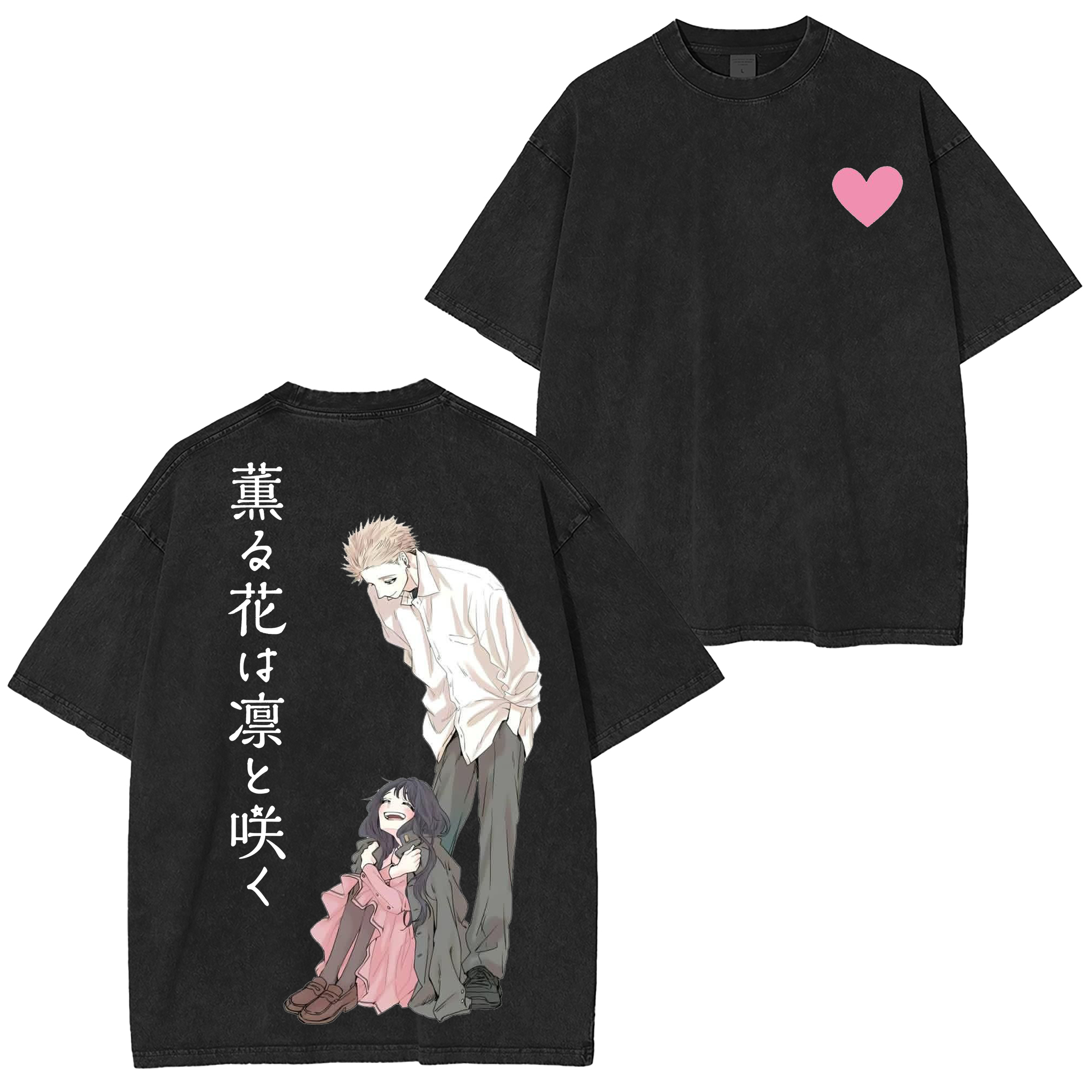 The Fragrant Flower Blooms with Dignity Anime Washed T-shirt/Crewneck/Hoodie
