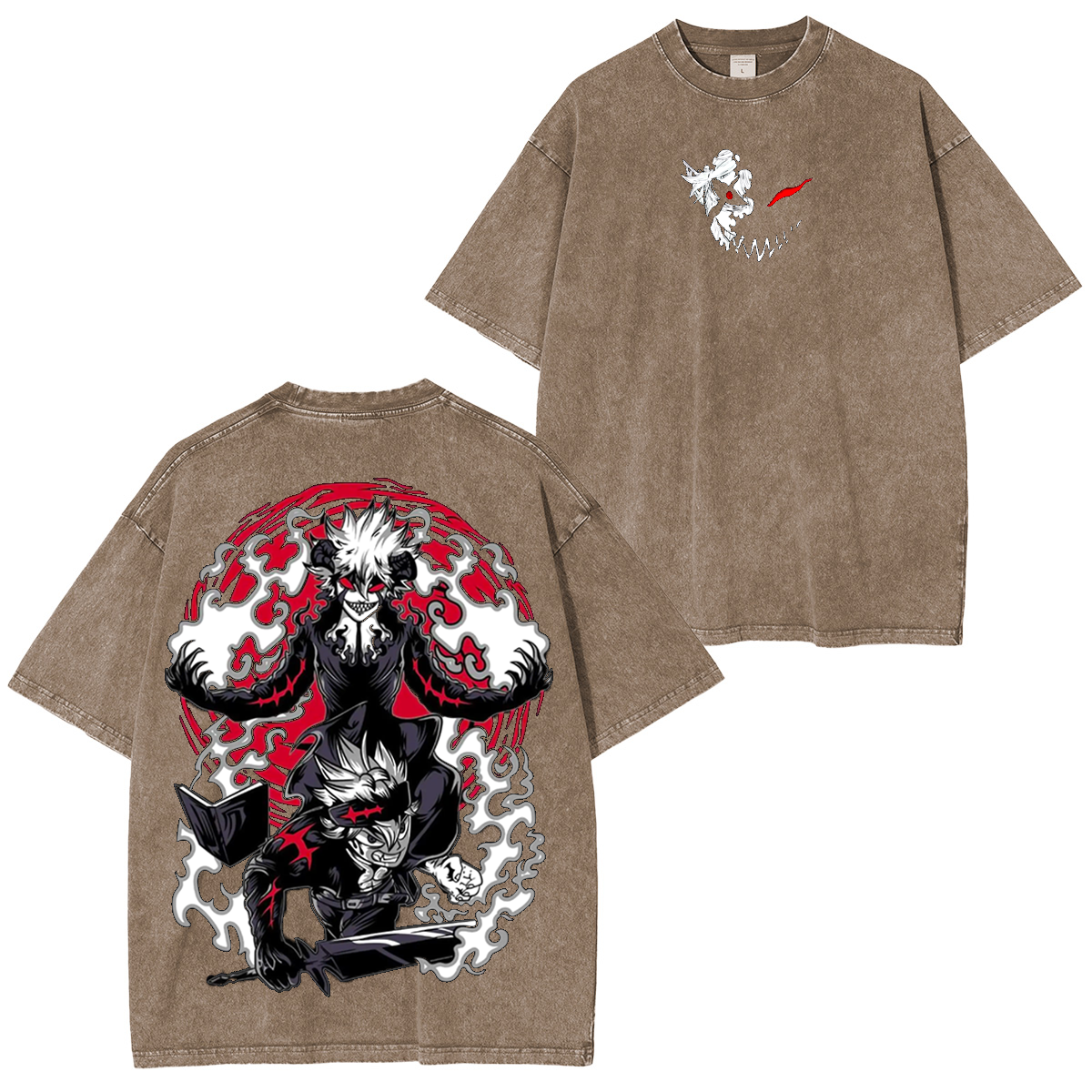 Asta Black Clover Anime Unisex Washed T-Shirt