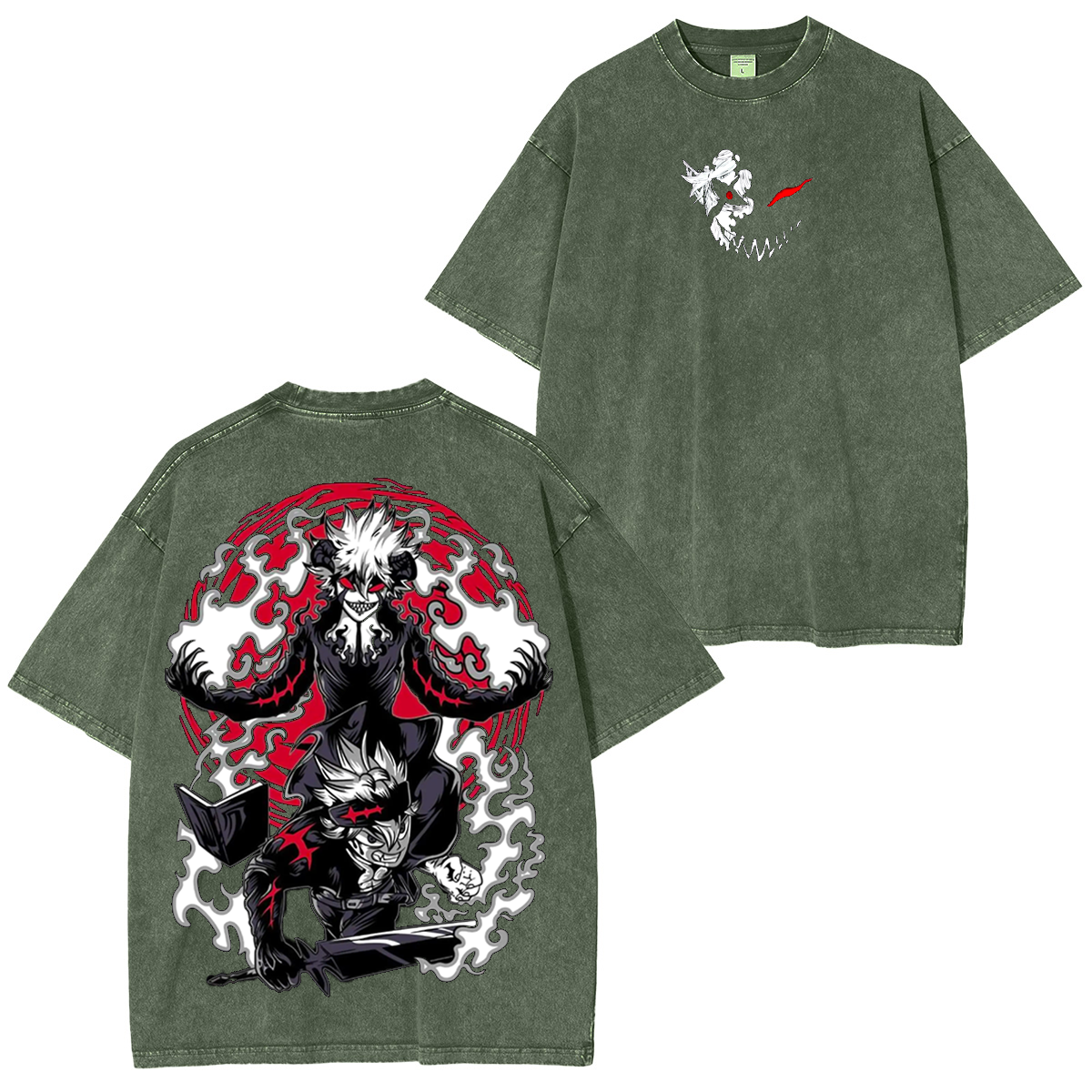 Asta Black Clover Anime Unisex Washed T-Shirt