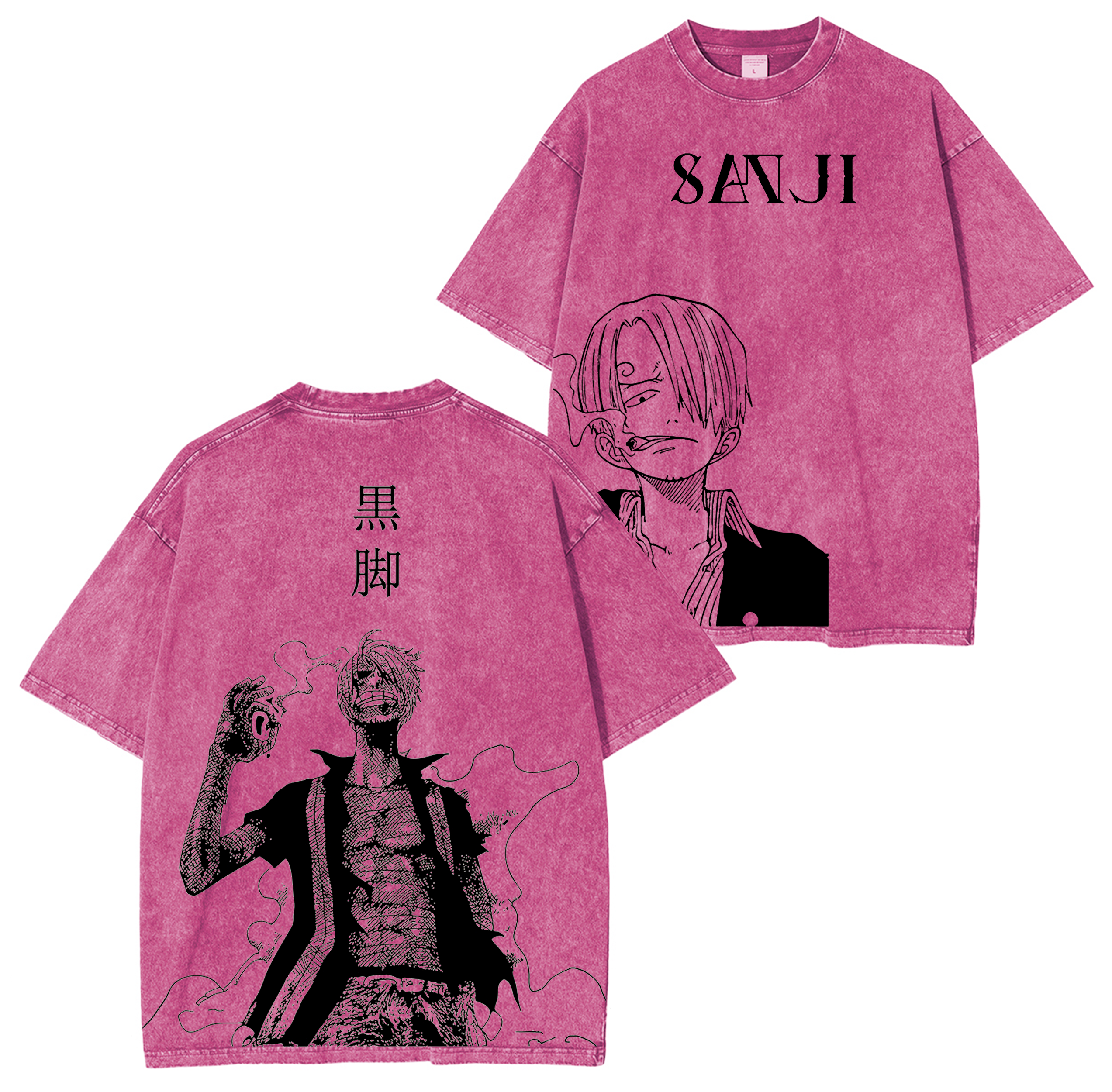 Sanji,One Piece Anime Washed T-shirt/Crewneck/Hoodie
