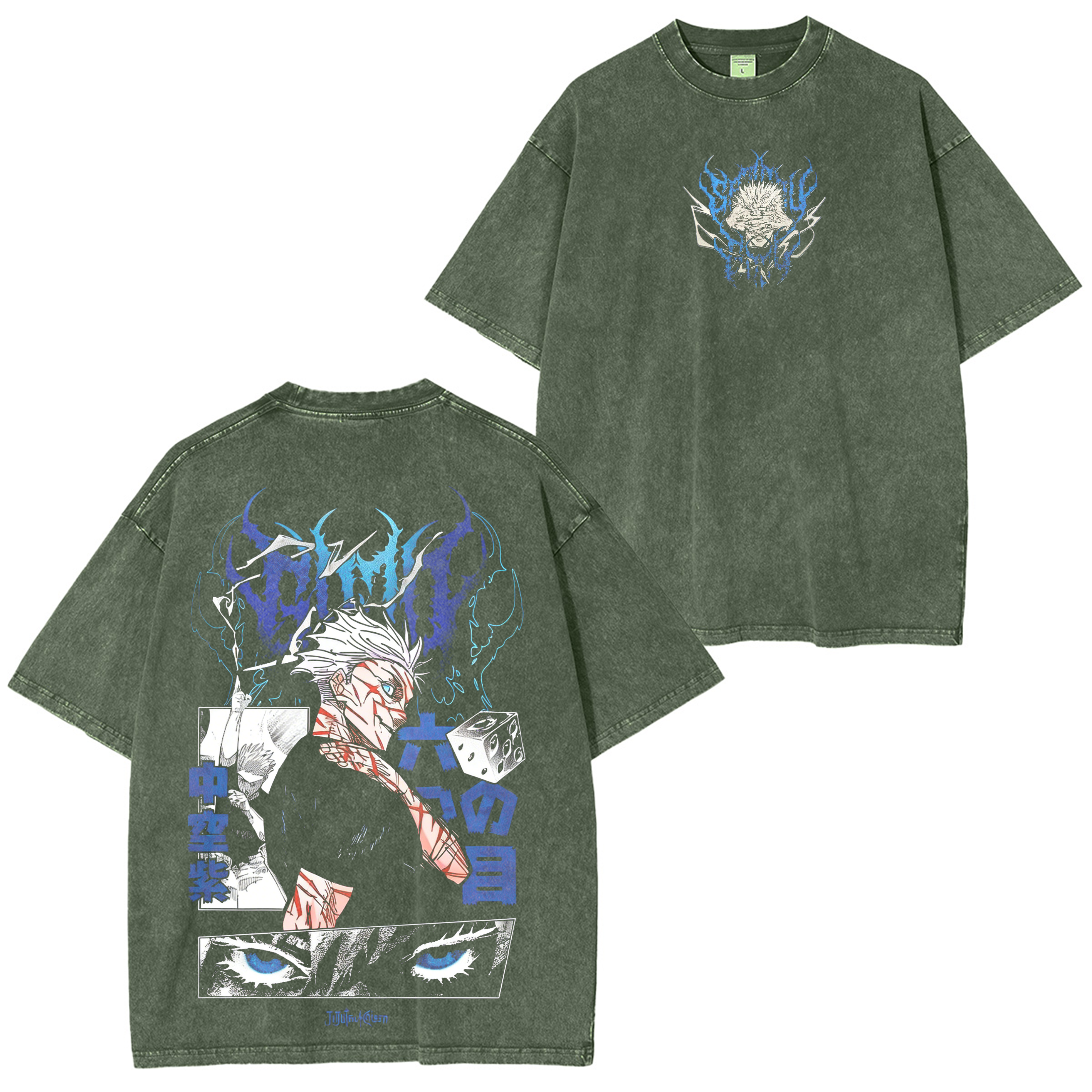 Jujutsu Kaisen Anime Washed T-shirt/Crewneck/Hoodie