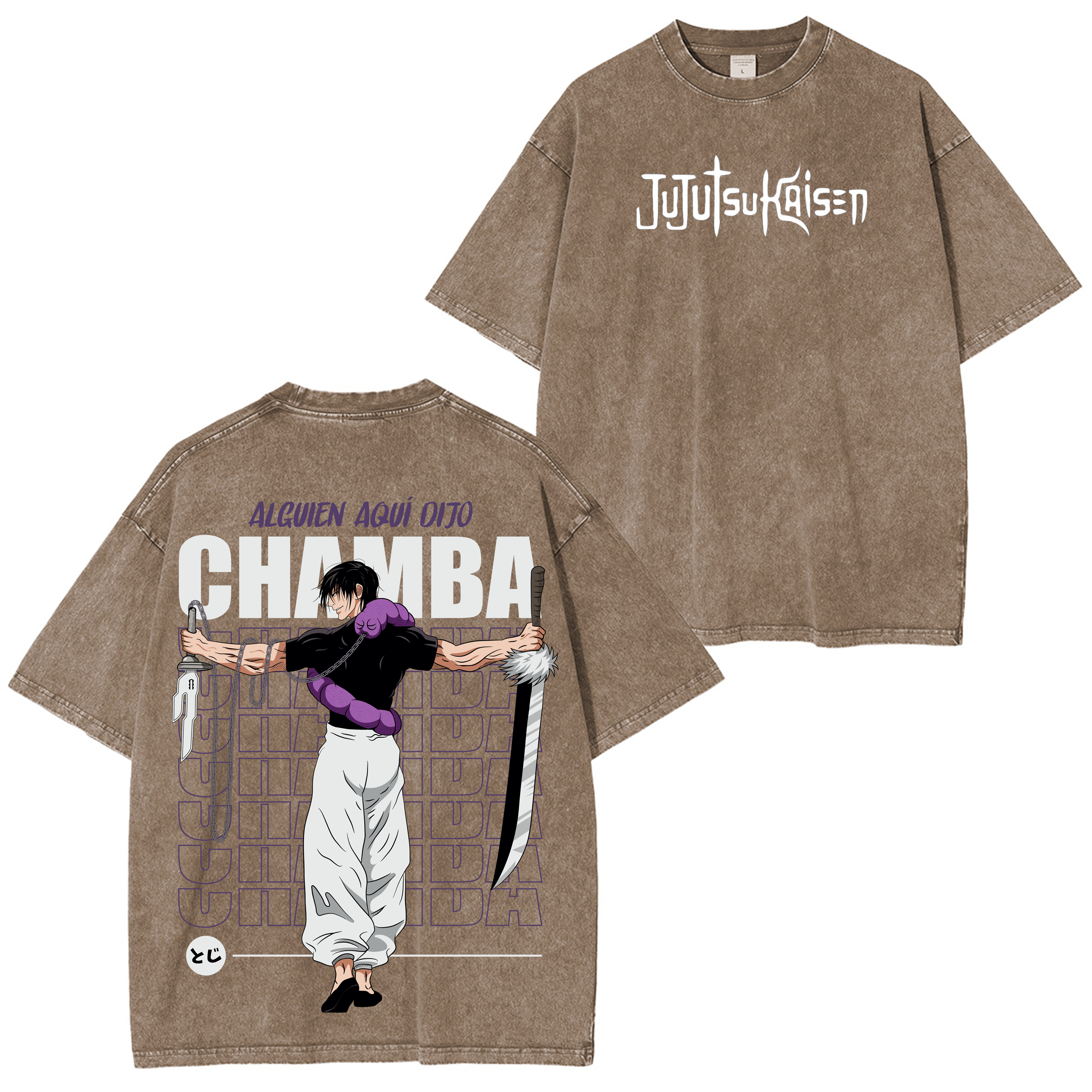 Toji Fushiguro,Jujutsu Kaisen Anime Washed T-shirt/Crewneck/Hoodie