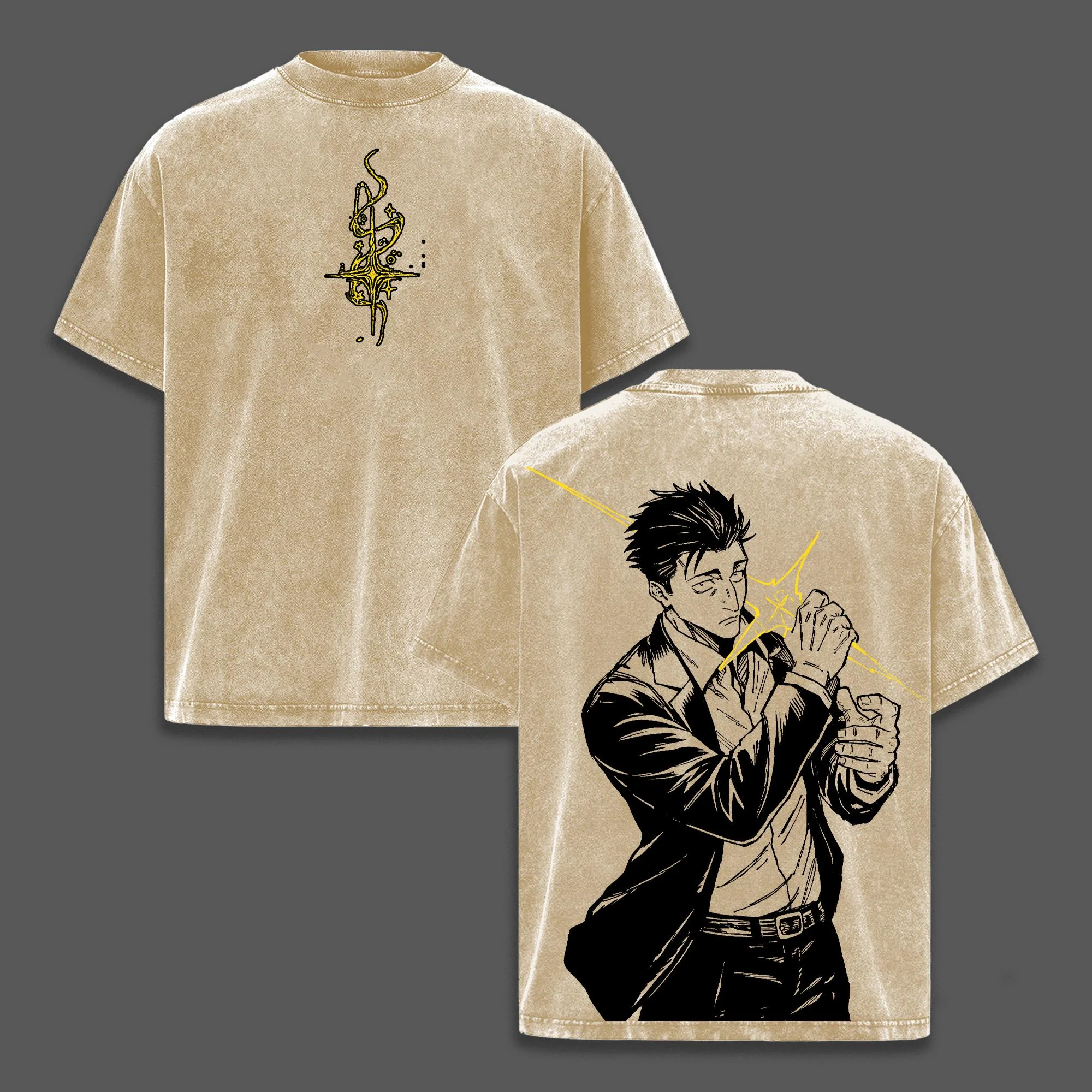 Hiromi Higuruma Vintage Jujutsu Kaisen washed T-shirt/Crewneck/Hoodie