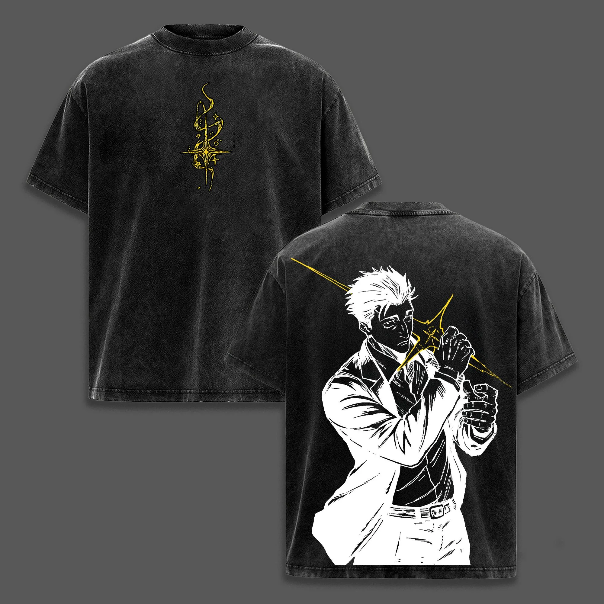 Hiromi Higuruma Vintage Jujutsu Kaisen washed T-shirt/Crewneck/Hoodie