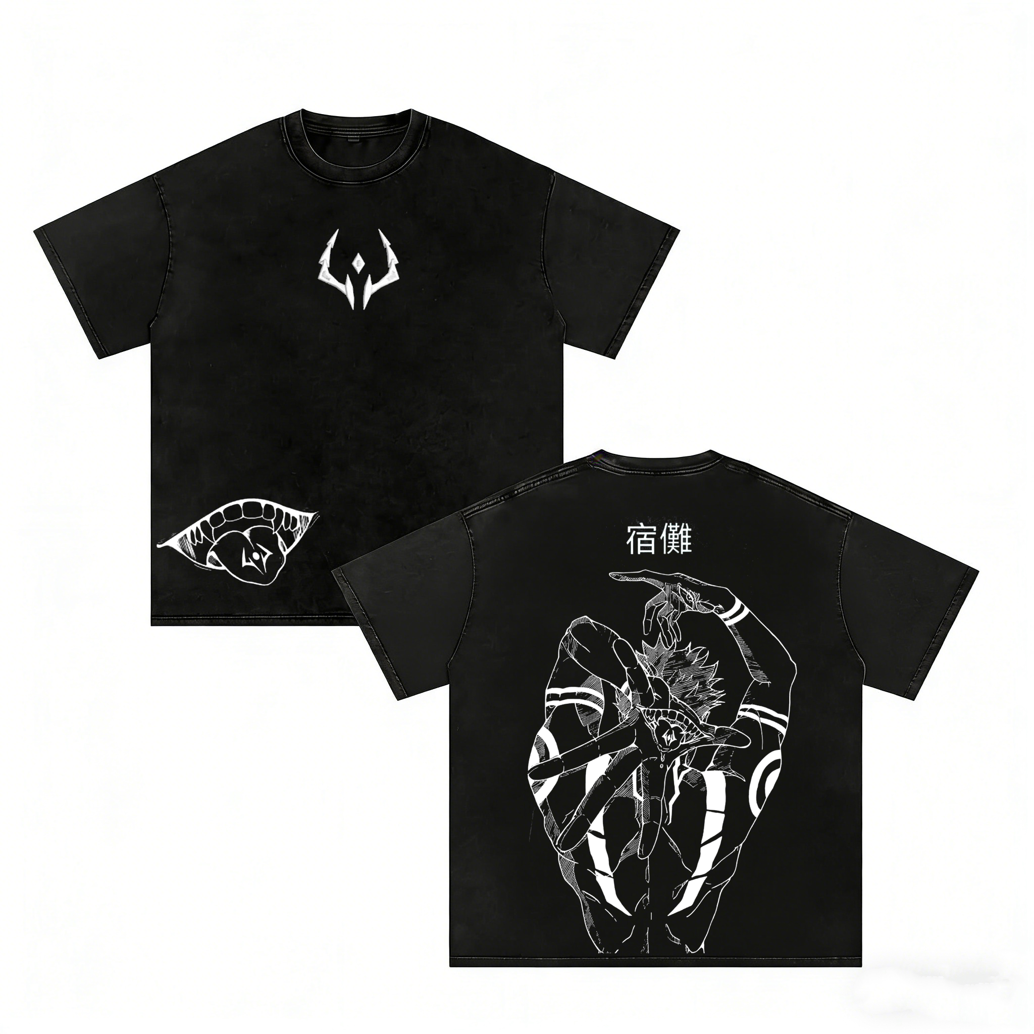 Ryomen Sukuna,Jujutsu Kaisen  Anime Washed T-shirt/Crewneck/Hoodie