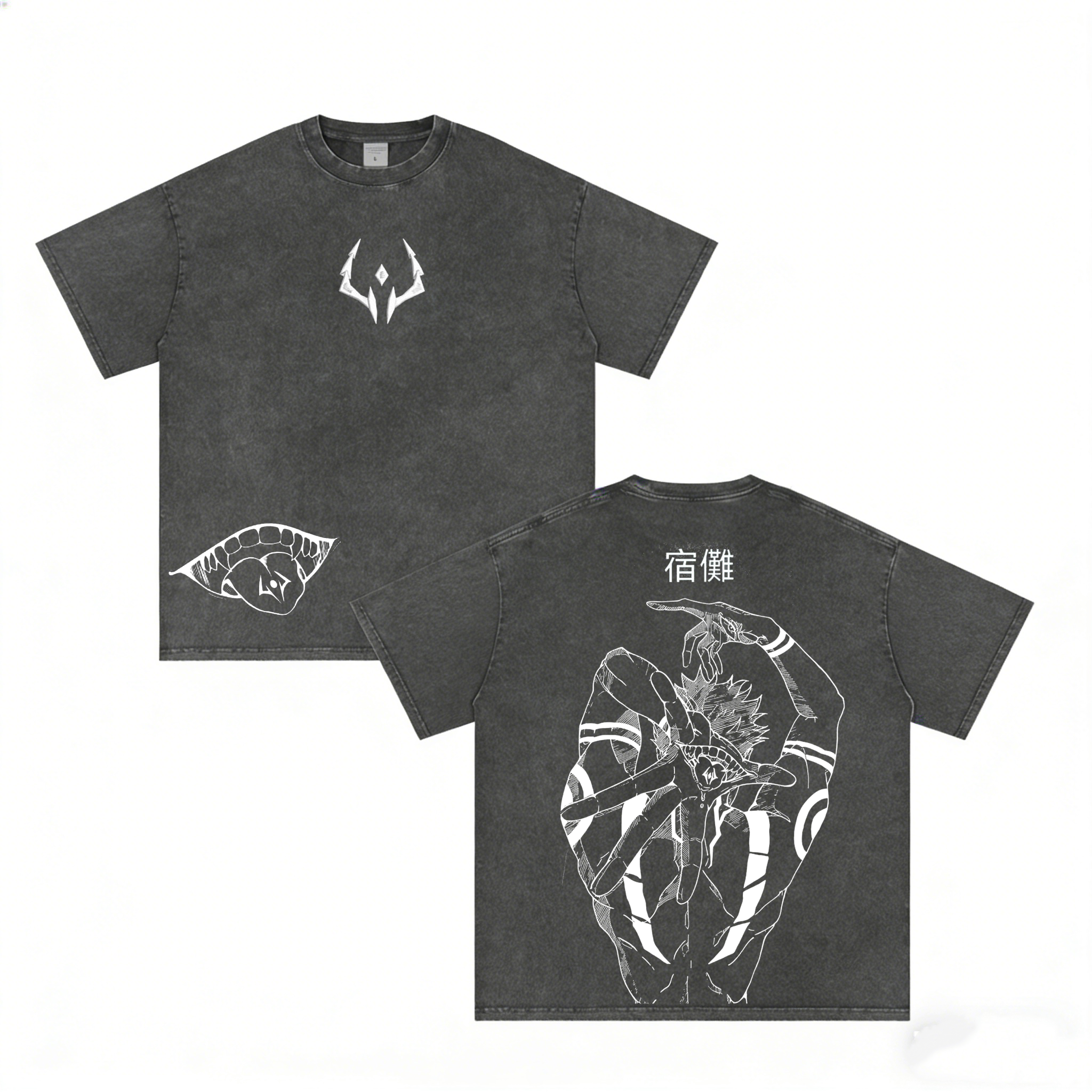 Ryomen Sukuna,Jujutsu Kaisen  Anime Washed T-shirt/Crewneck/Hoodie