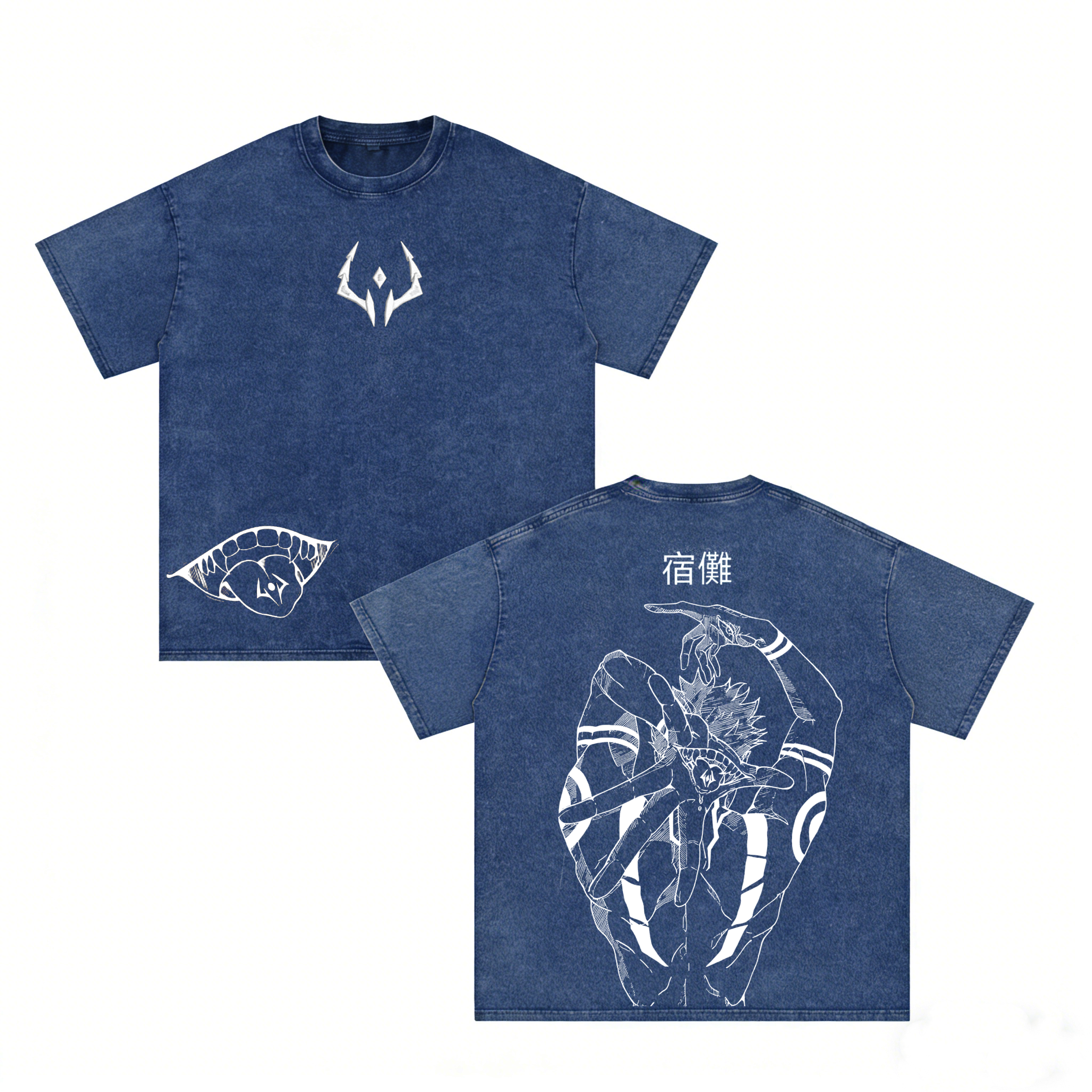 Ryomen Sukuna,Jujutsu Kaisen  Anime Washed T-shirt/Crewneck/Hoodie