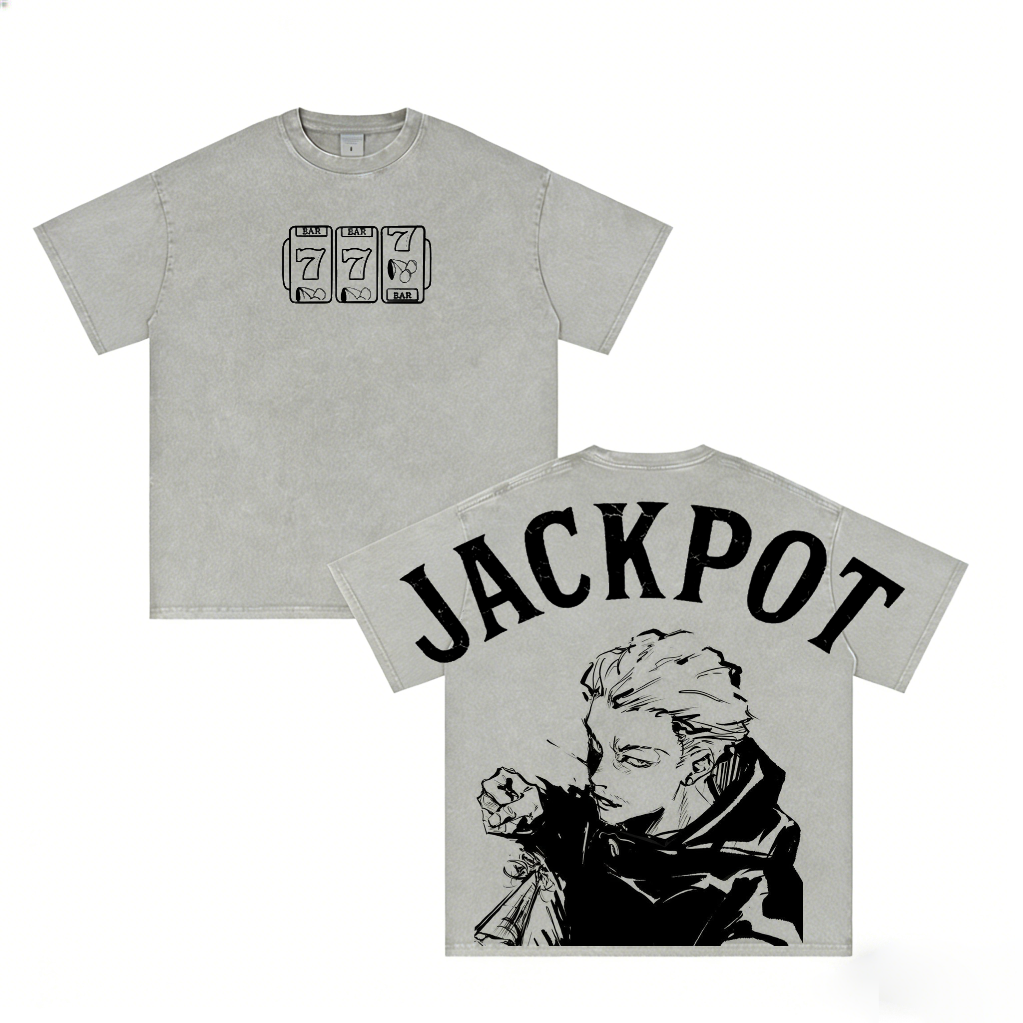Hakari 777,Jujutsu Kaisen Season 3 Anime Washed T-shirt/Crewneck/Hoodie
