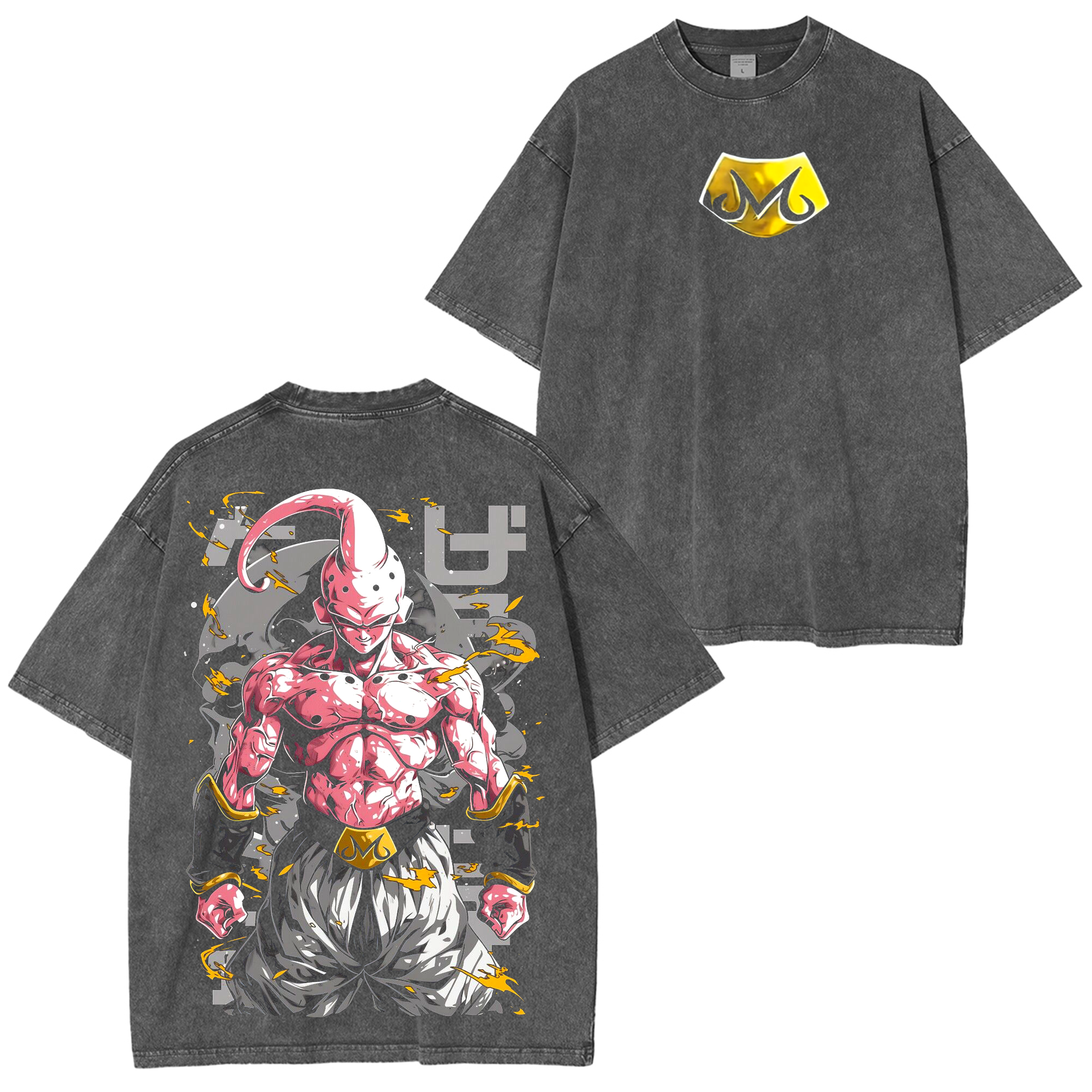 Majin Buu,Dragon Ball  Anime Washed T-shirt/Crewneck/Hoodie