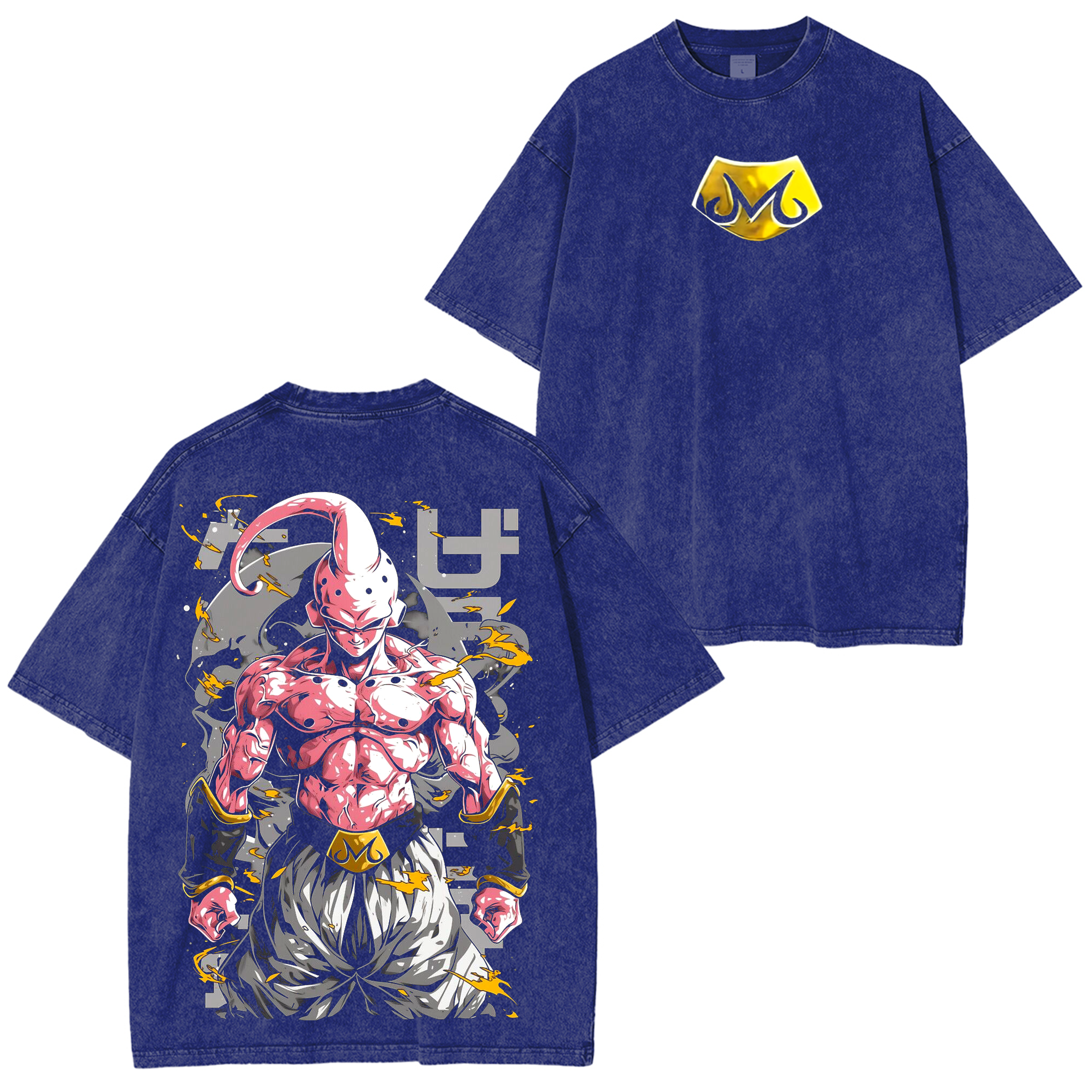 Majin Buu,Dragon Ball  Anime Washed T-shirt/Crewneck/Hoodie