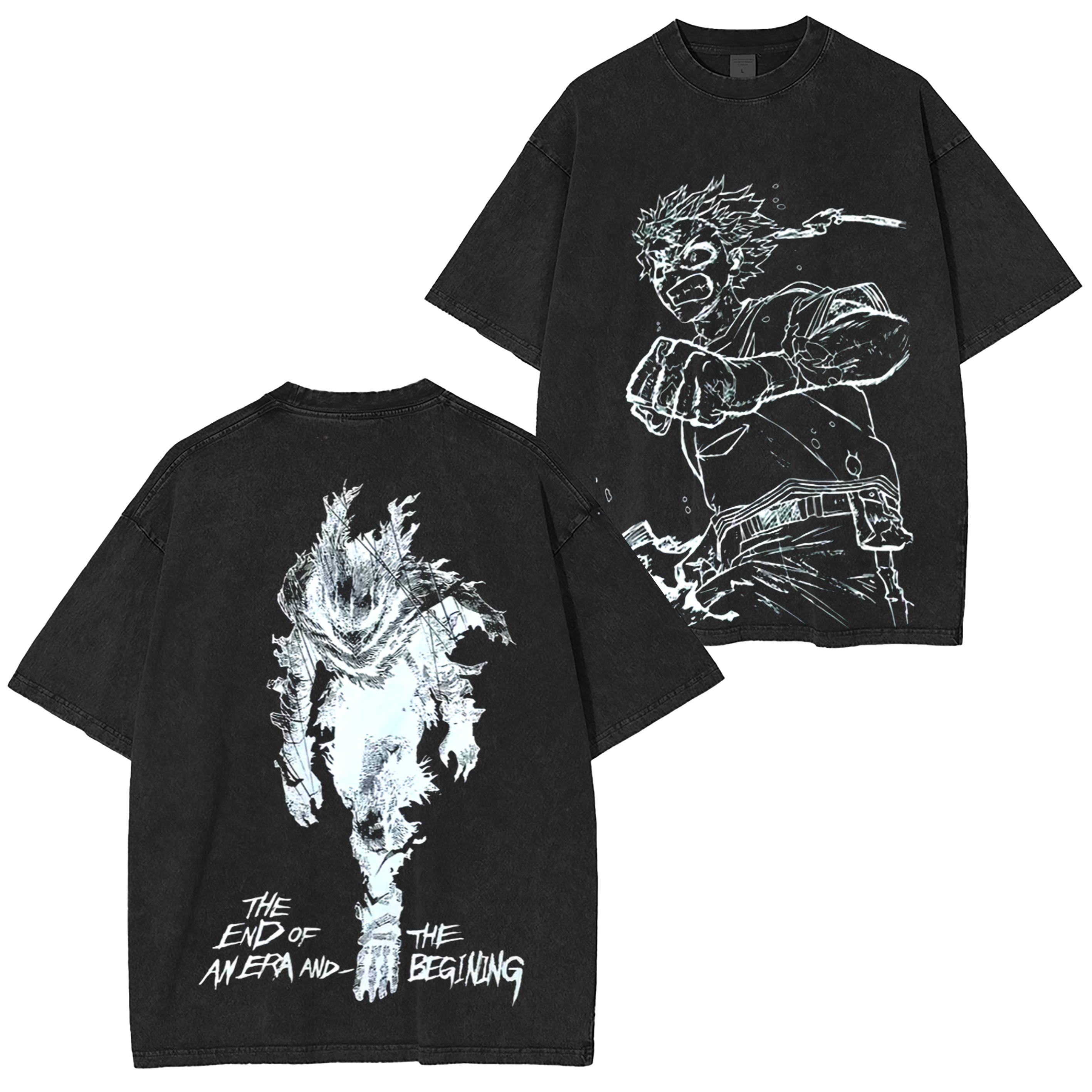 My Hero Academia Anime Washed T-shirt/Crewneck/Hoodie