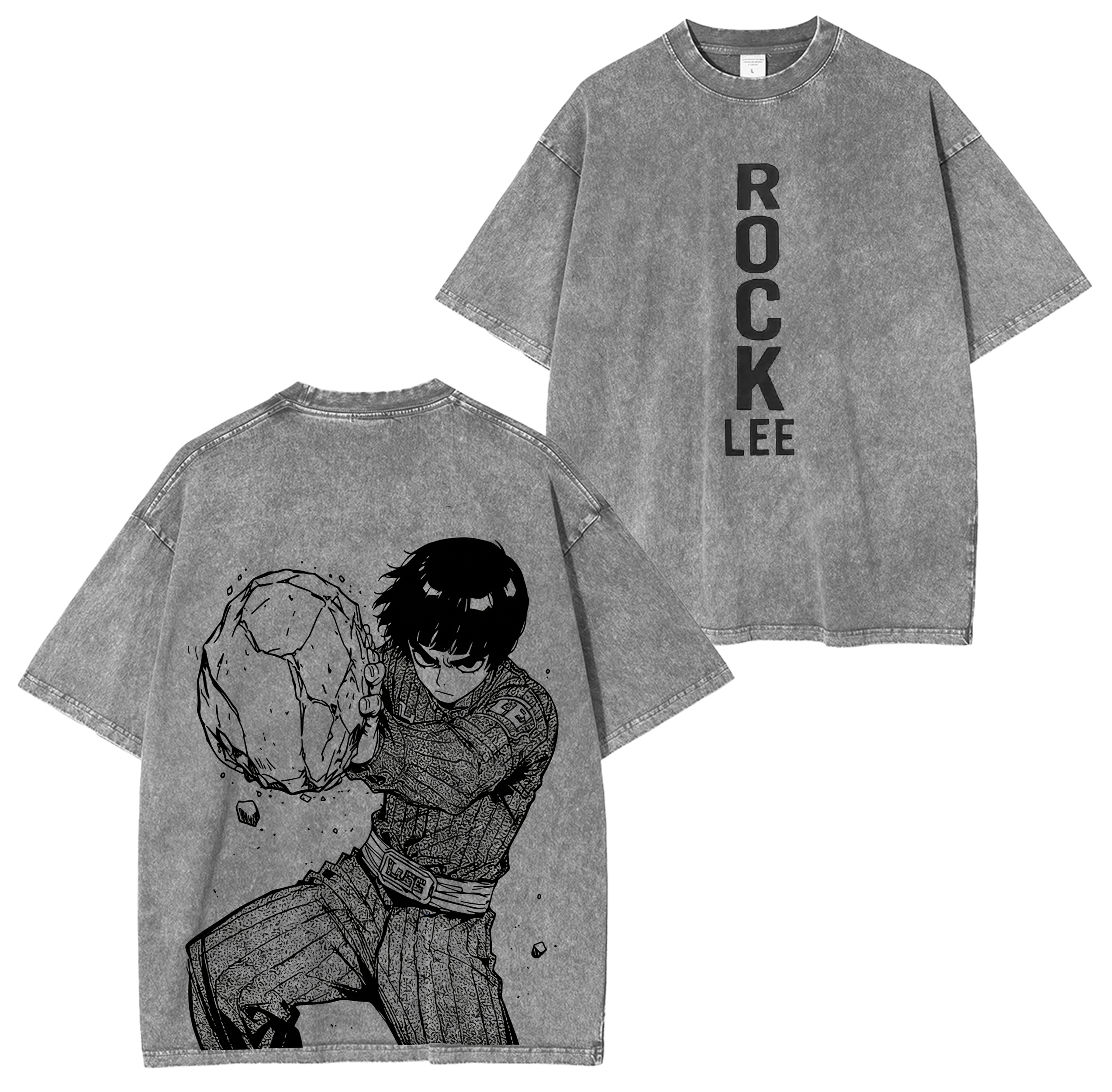 Rock Lee Anime Washed T-shirt/Crewneck/Hoodie