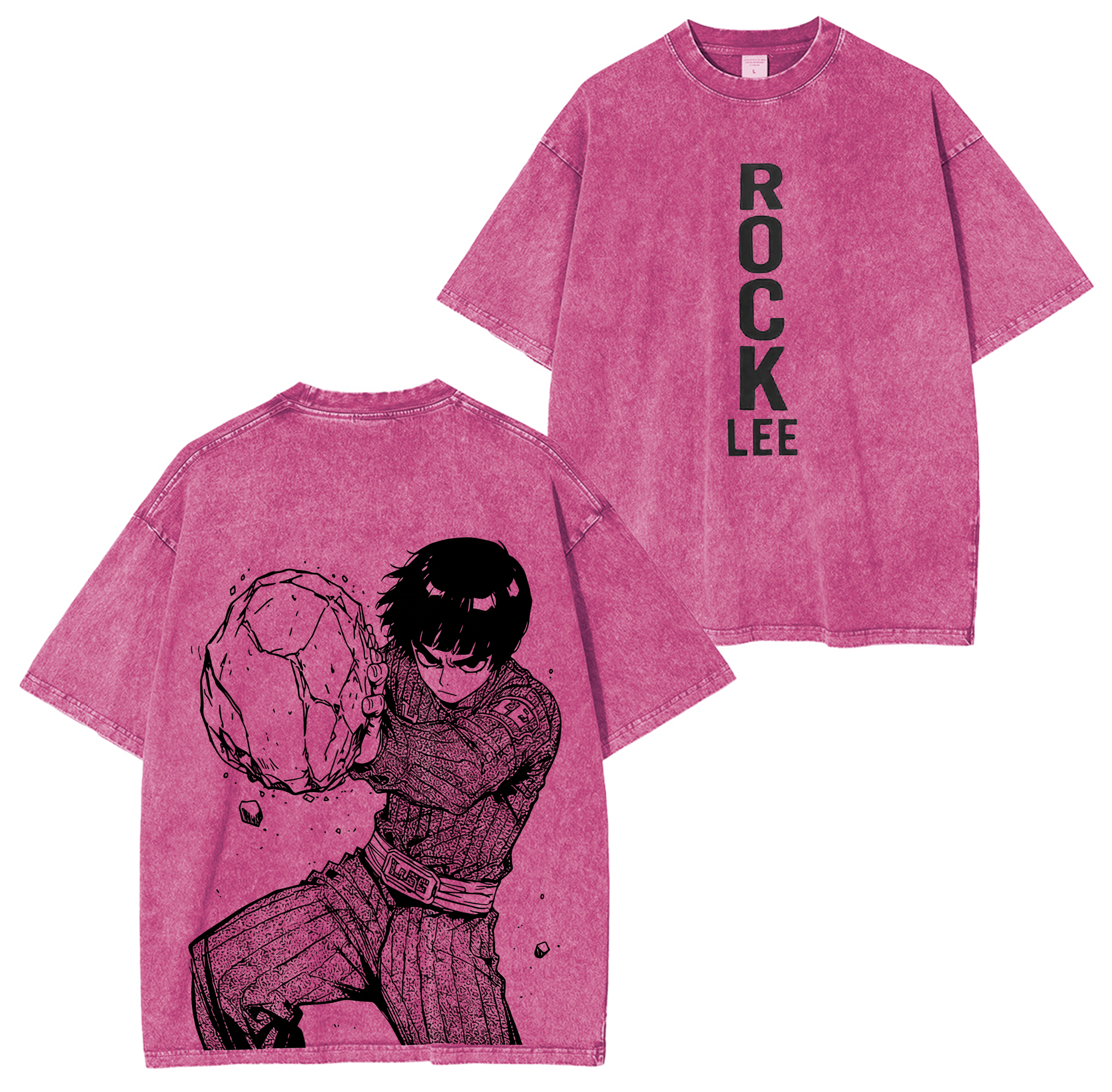 Rock Lee Anime Washed T-shirt/Crewneck/Hoodie