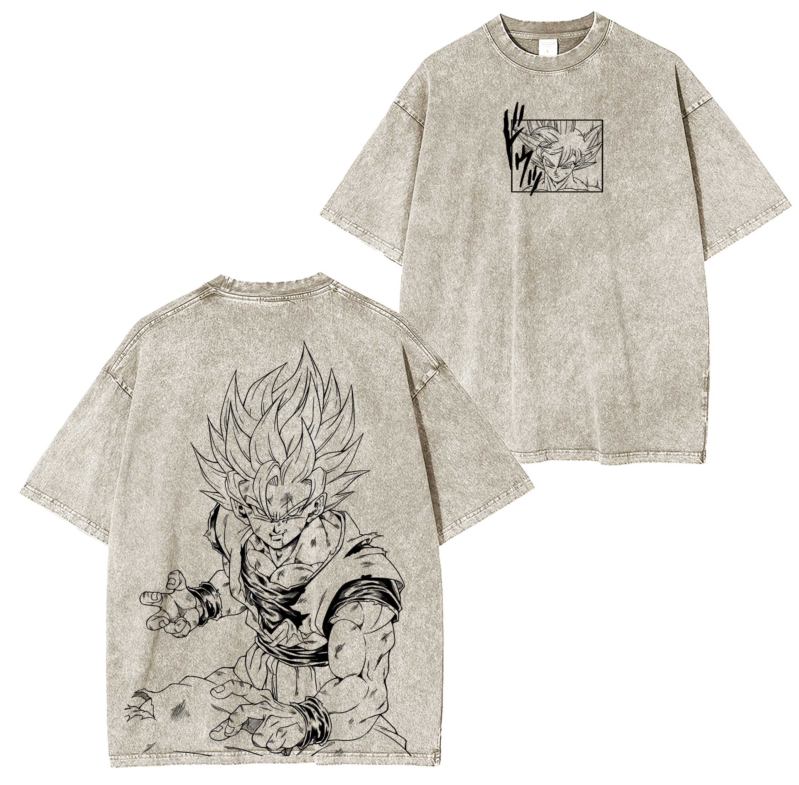 Dragon Ball Z Anime Washed T-shirt/Crewneck/Hoodie