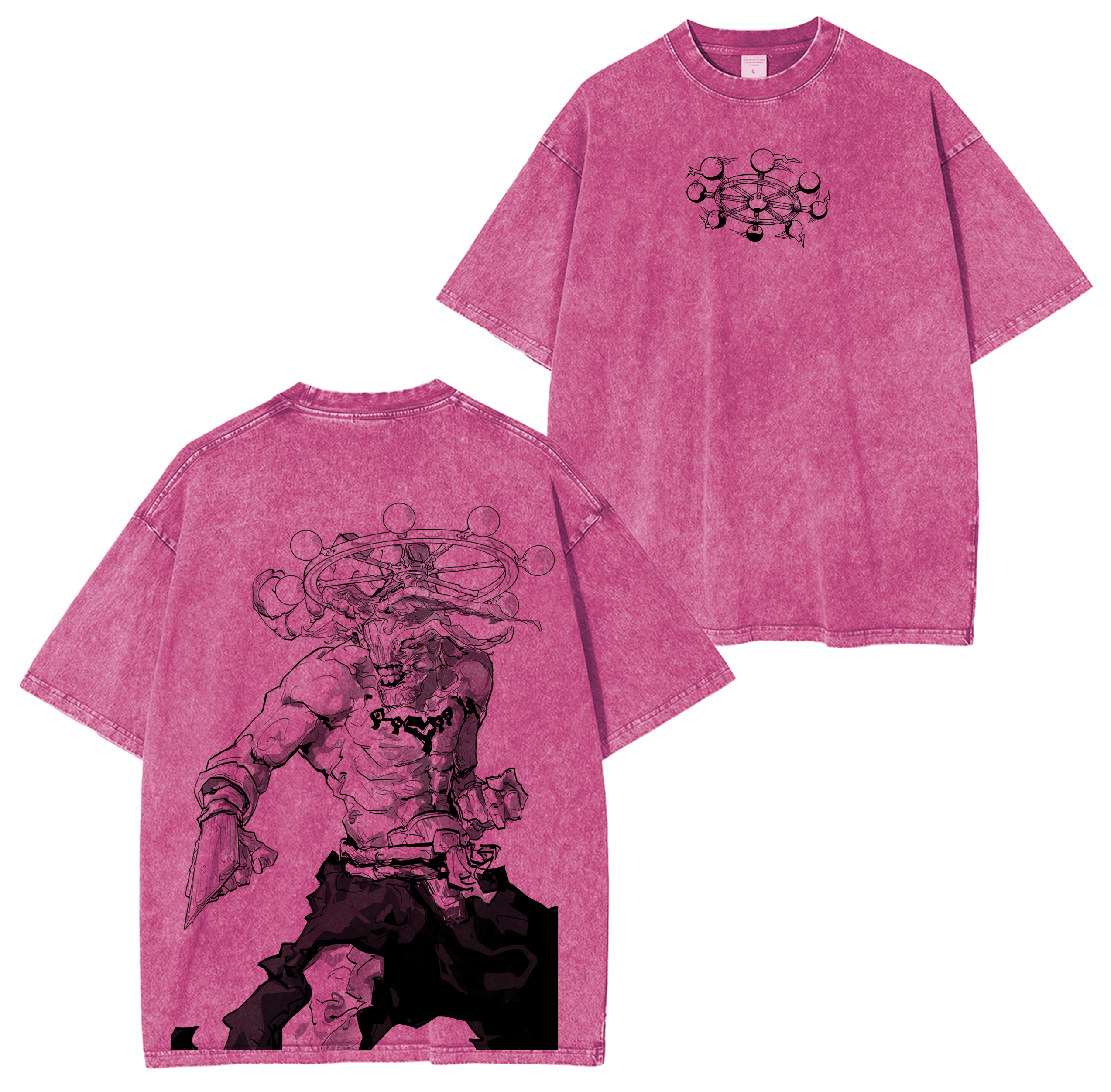 Mahoraga Jujutsu Kaisen Anime Washed T-shirt/Crewneck/Hoodie