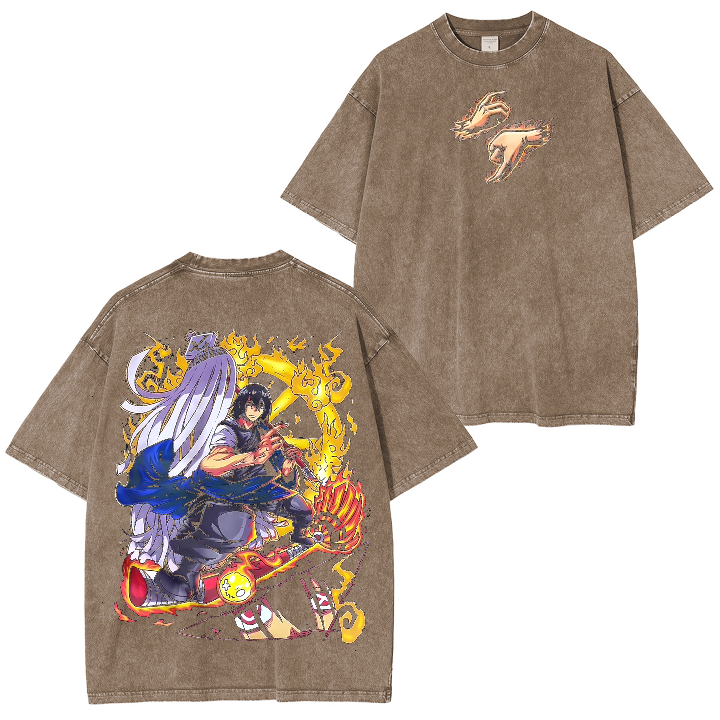 Benimaru,Fire Force Anime Washed T-shirt/Crewneck/Hoodie