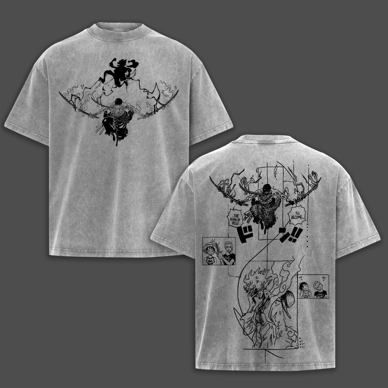 Luffy,One Piece Washed T-shirt/Crewneck/Hoodie