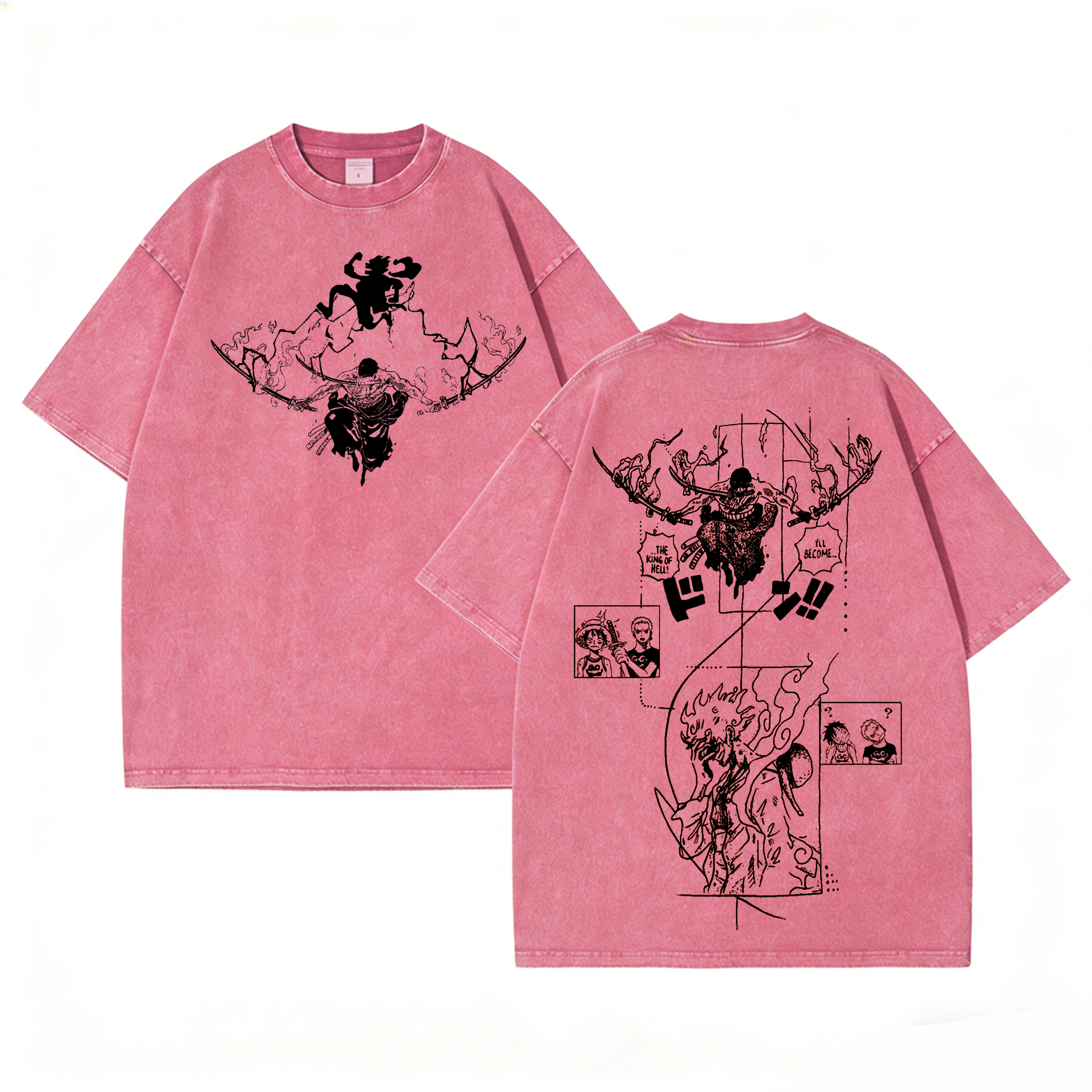 Luffy,One Piece Washed T-shirt/Crewneck/Hoodie