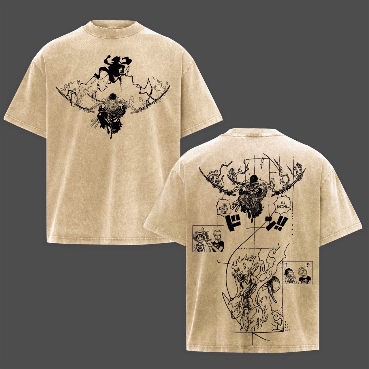 Luffy,One Piece Washed T-shirt/Crewneck/Hoodie