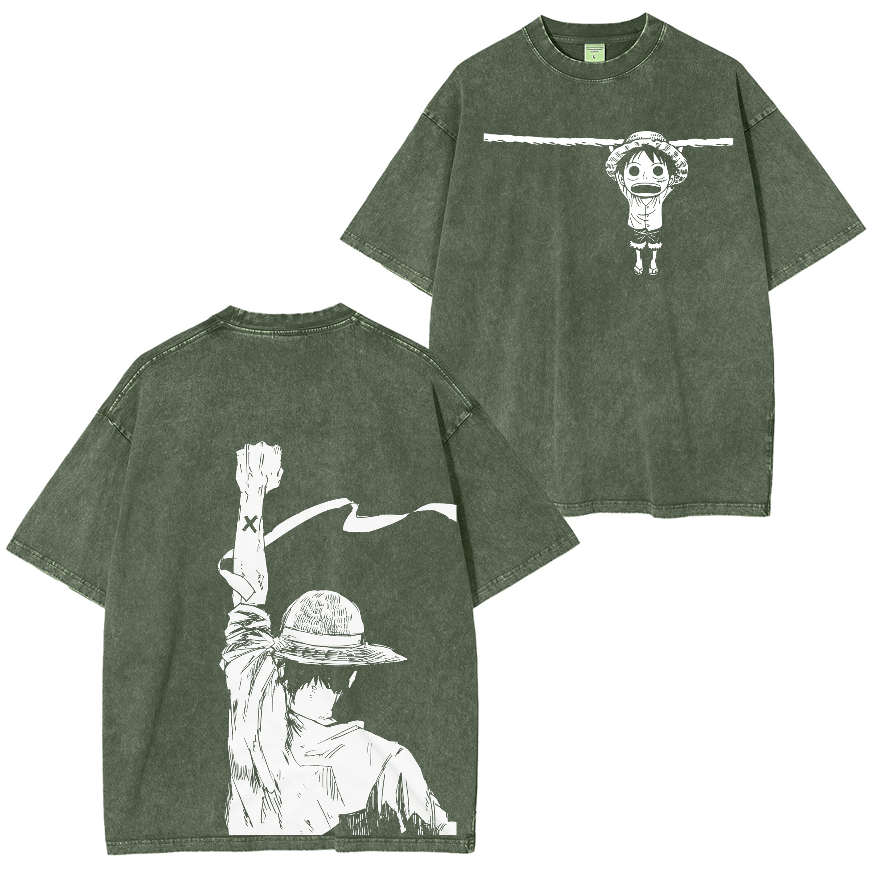 Luffy,One Piece Anime Washed T-shirt/Crewneck/Hoodie